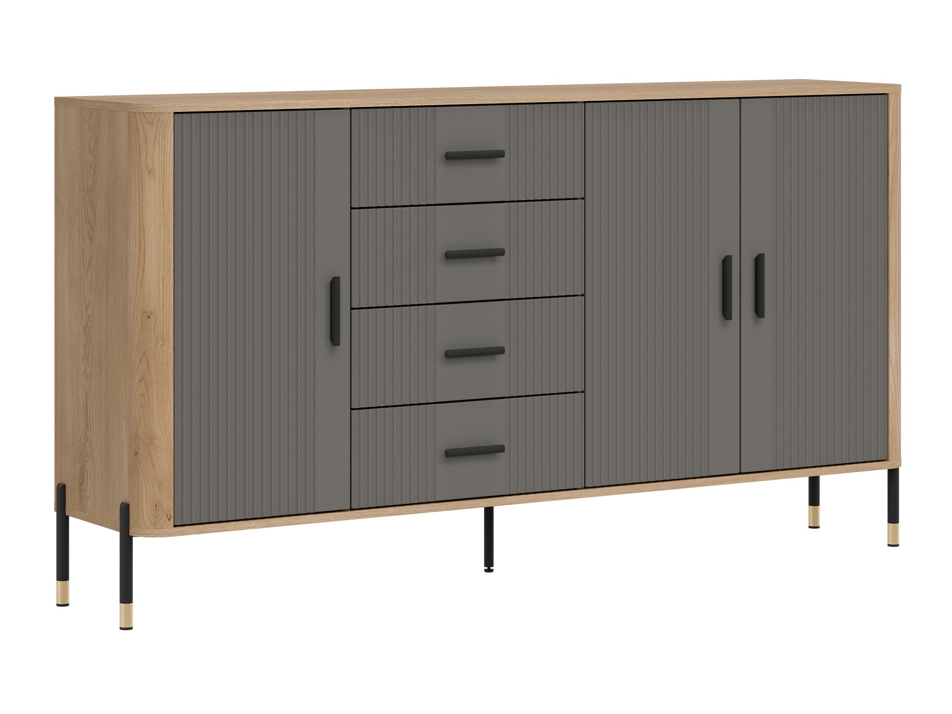 Ladekast Flosora 121 (Grijs)