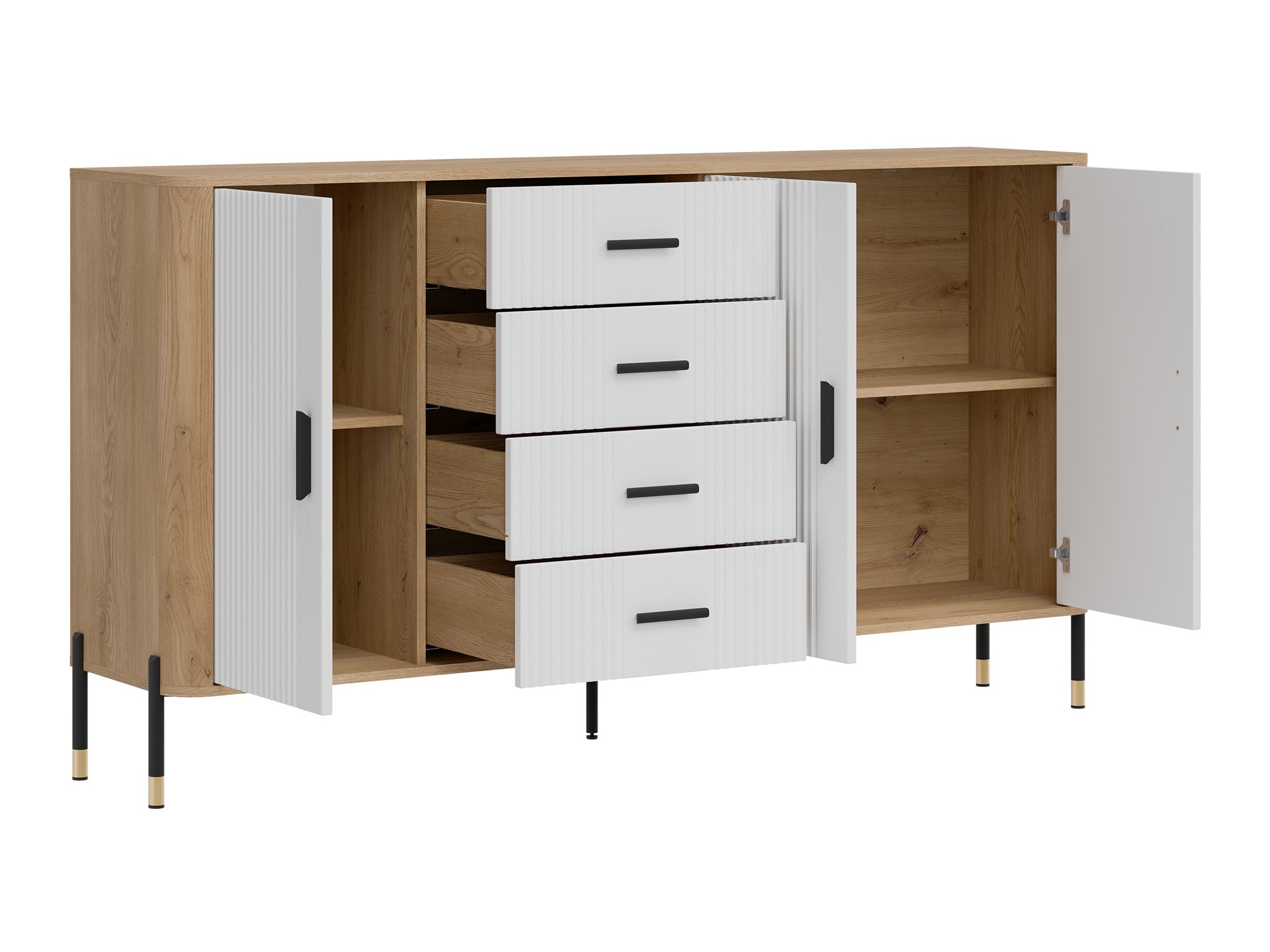 Ladekast Flosora 121 (Wit)