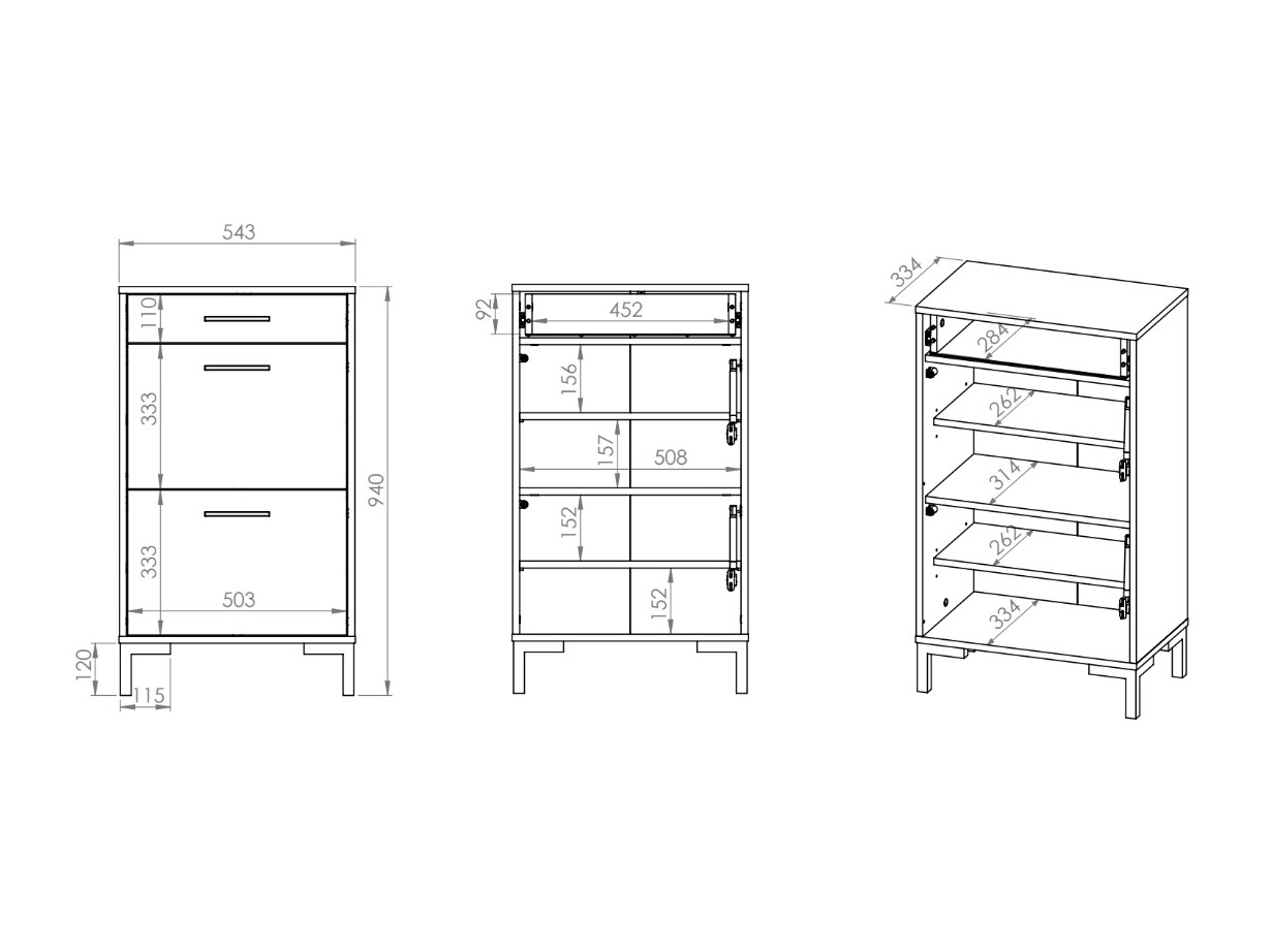 Schoenenkast Fiolevo 101
