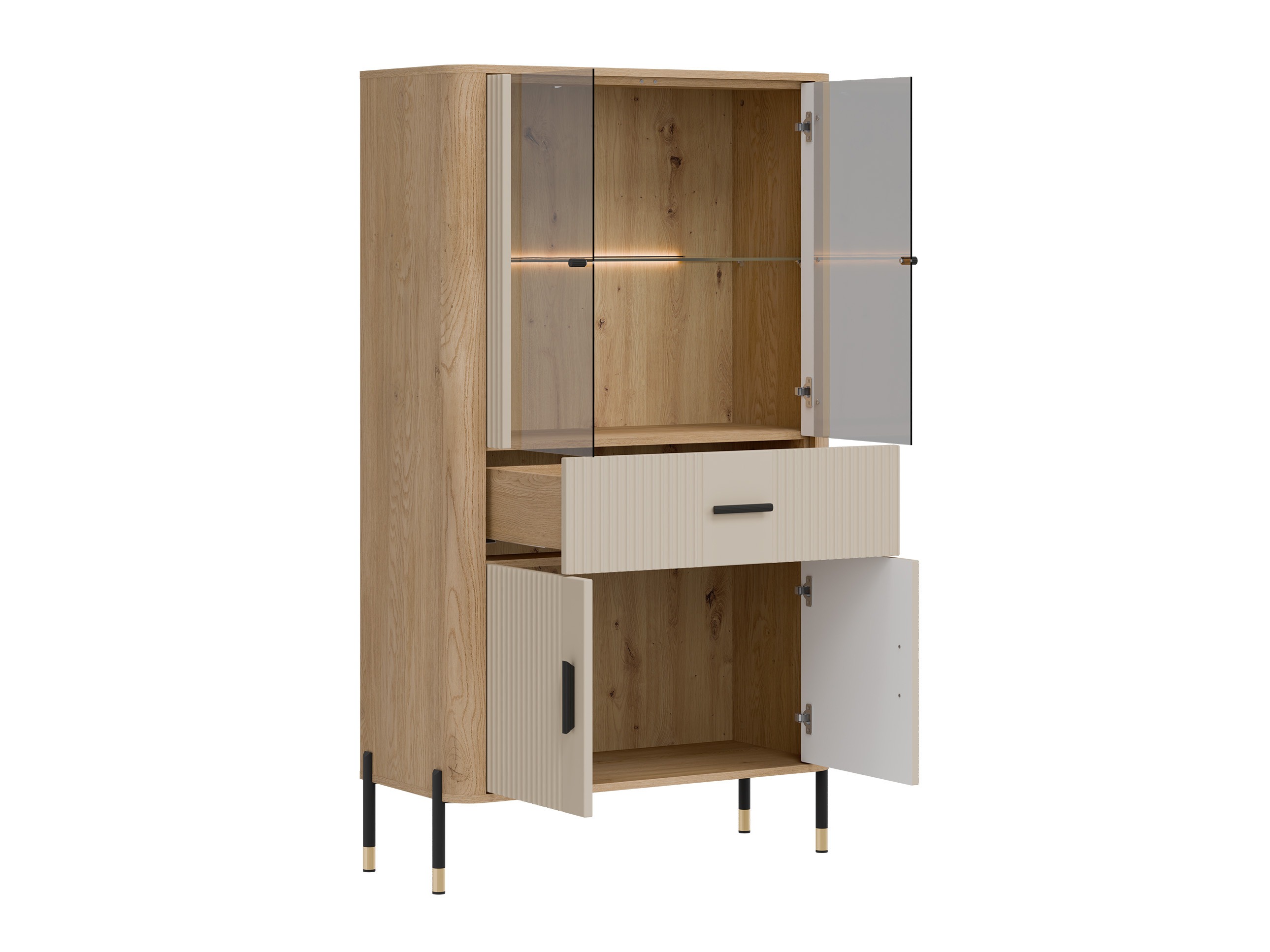 Boekenkast Flosora 125 (Kasjmier)