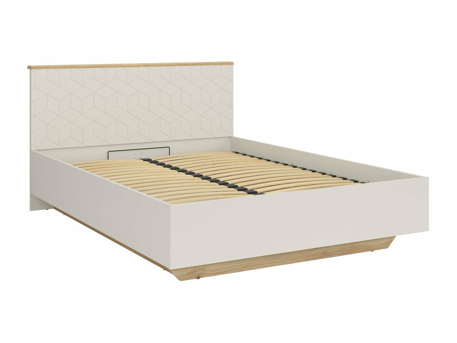 Bed Luorlo 104 (Met bedlattenbodem en bedstee)