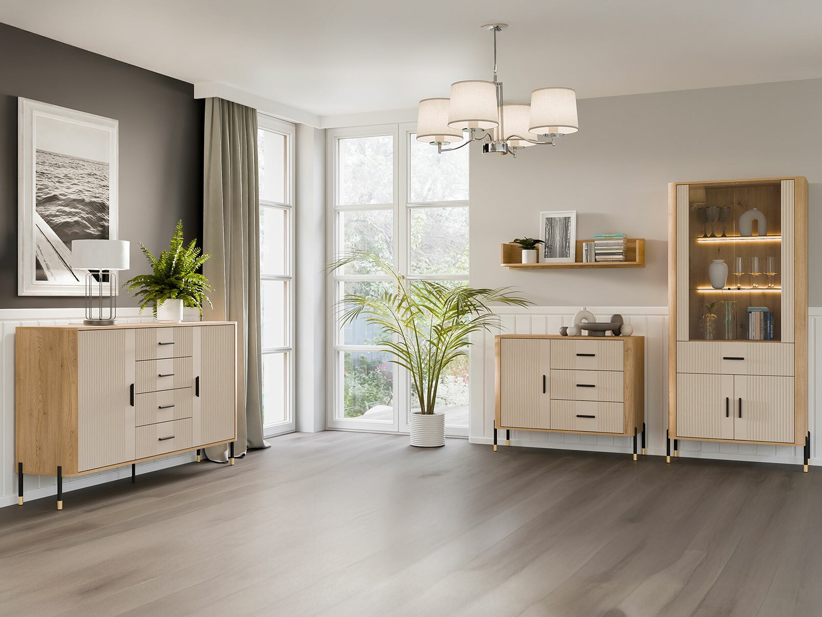 Boekenkast Flosora 129 (Kasjmier)