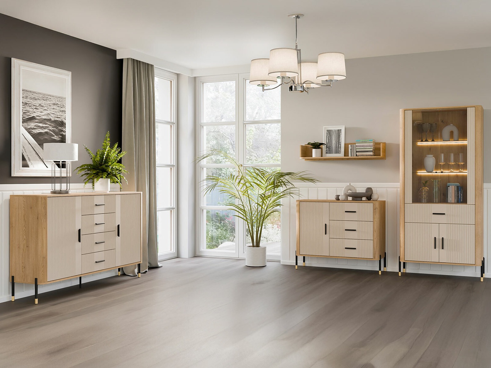 Boekenkast Flosora 129 (Kasjmier)