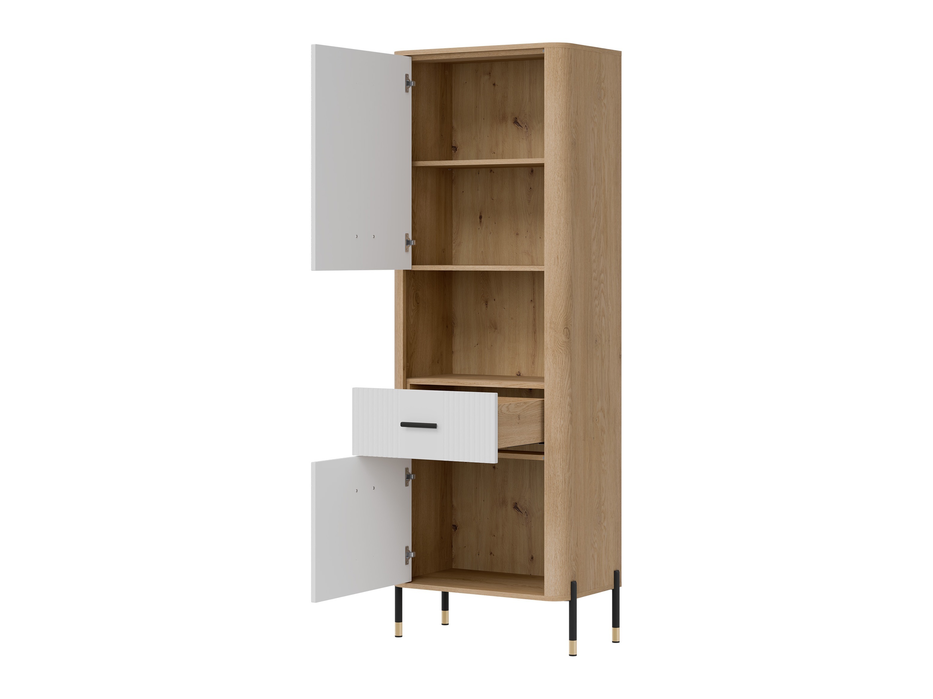 Boekenkast Flosora 131 (Wit)