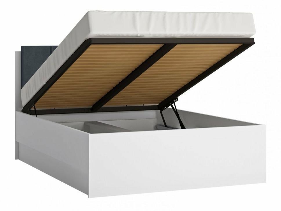 Slaapkamer set Feldeli 122 (Wit + Glanzend wit)