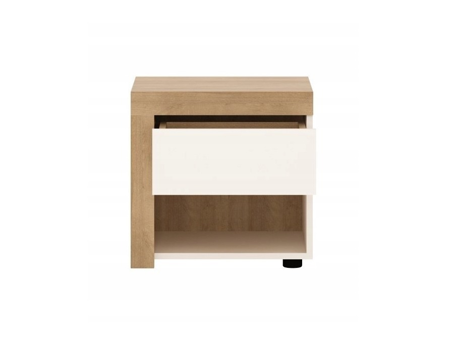 Slaapkamerset Feldeli 122 (Riviera eiken + Glanzend wit)