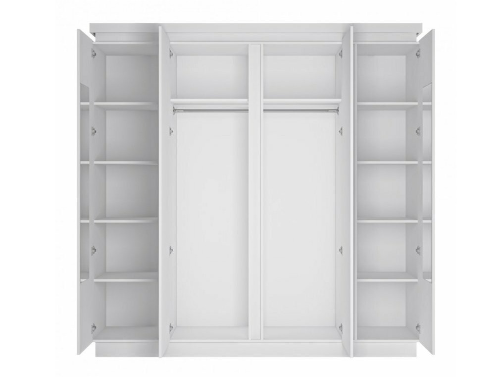 Slaapkamerset Feldeli 122 (Wit + Glanzend wit)