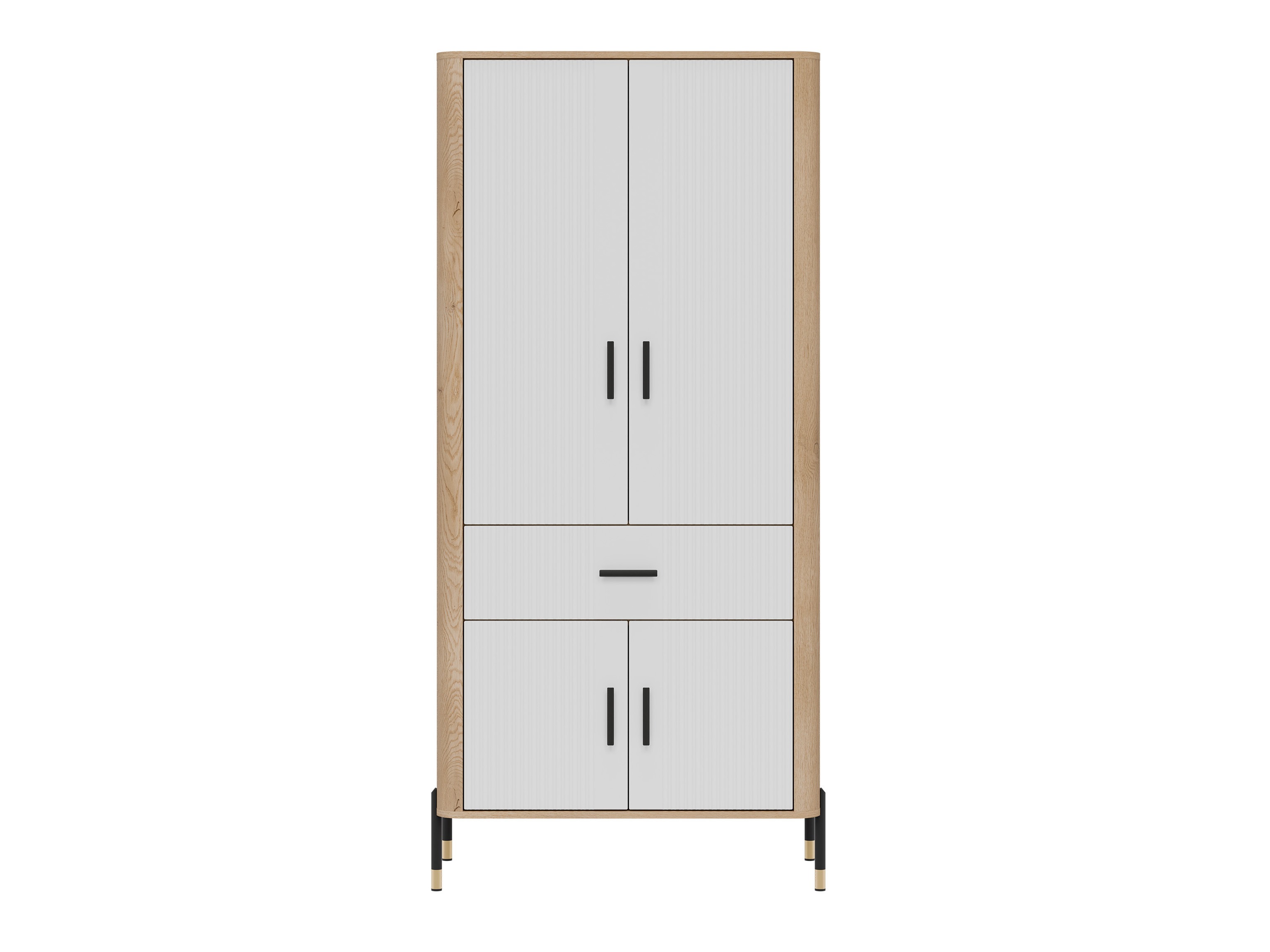 Kledingkast Flosora 133 (Wit)