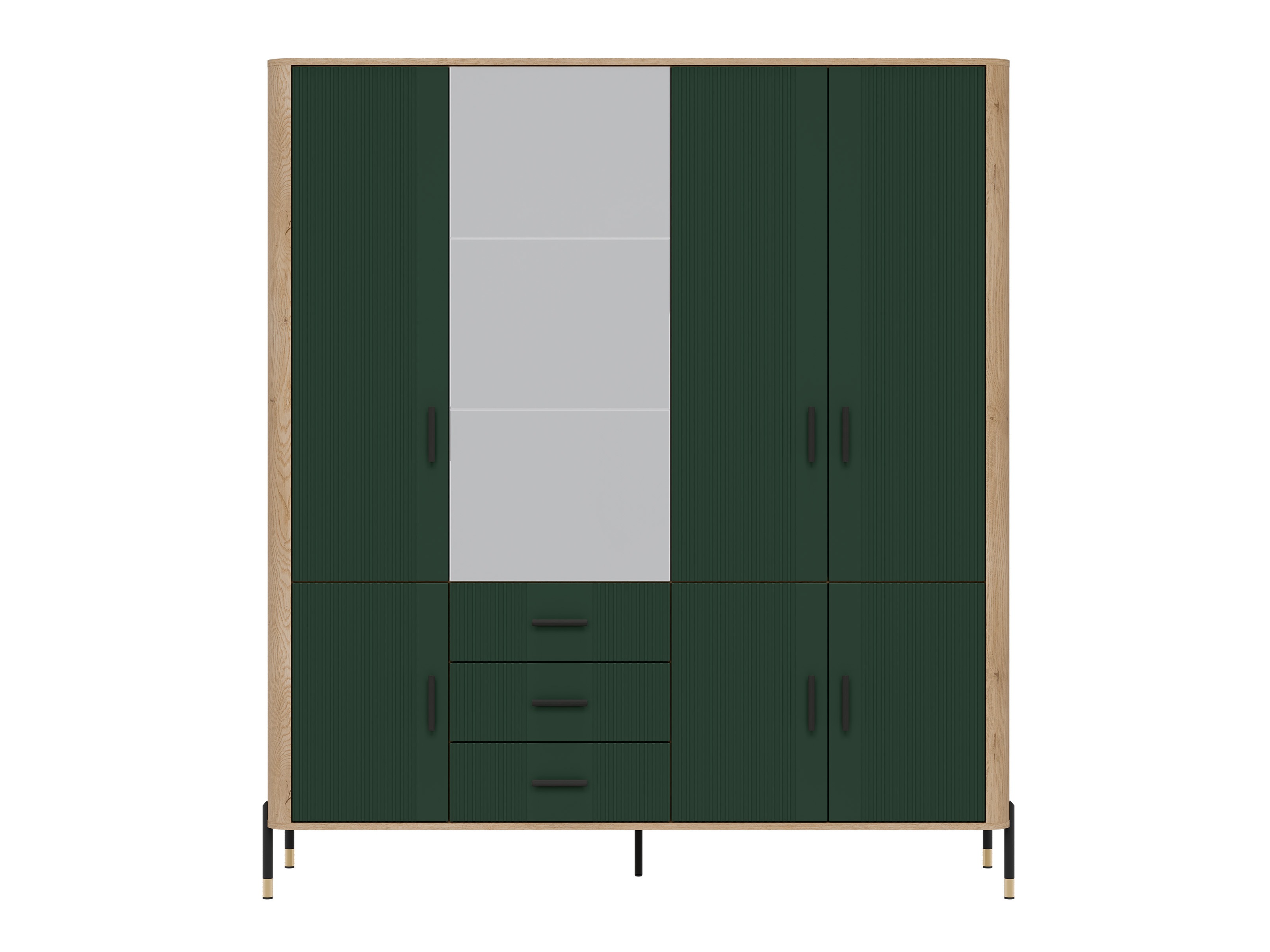 Kledingkast Flosora 135 (Groen)