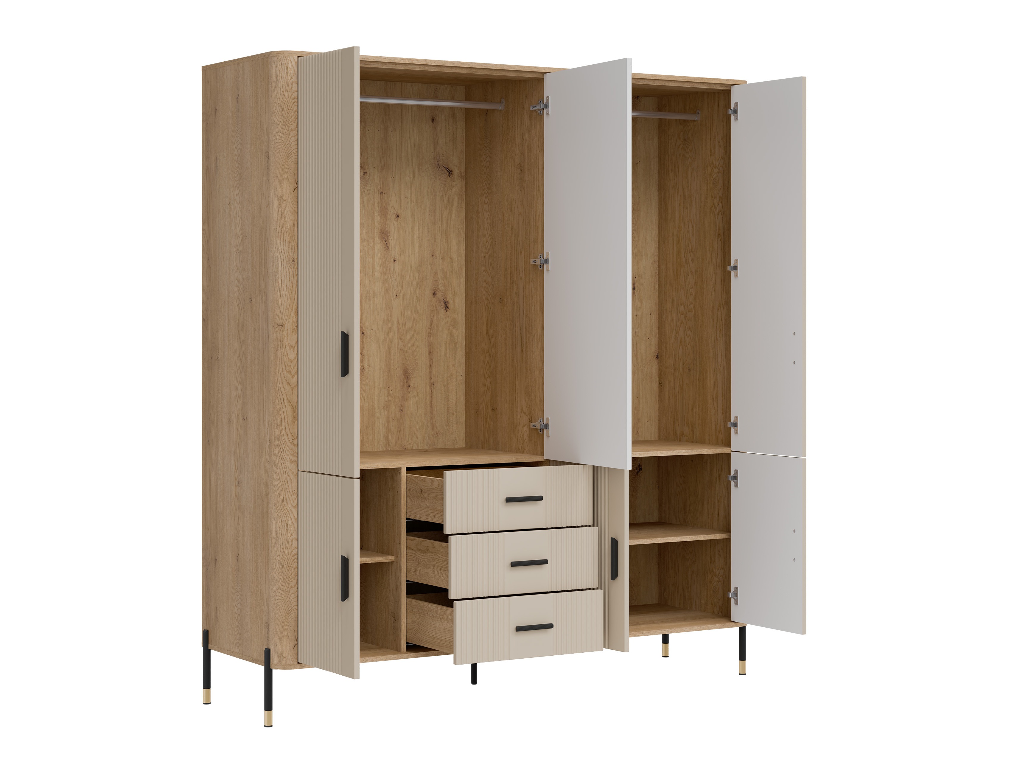 Kledingkast Flosora 135 (Kasjmier)