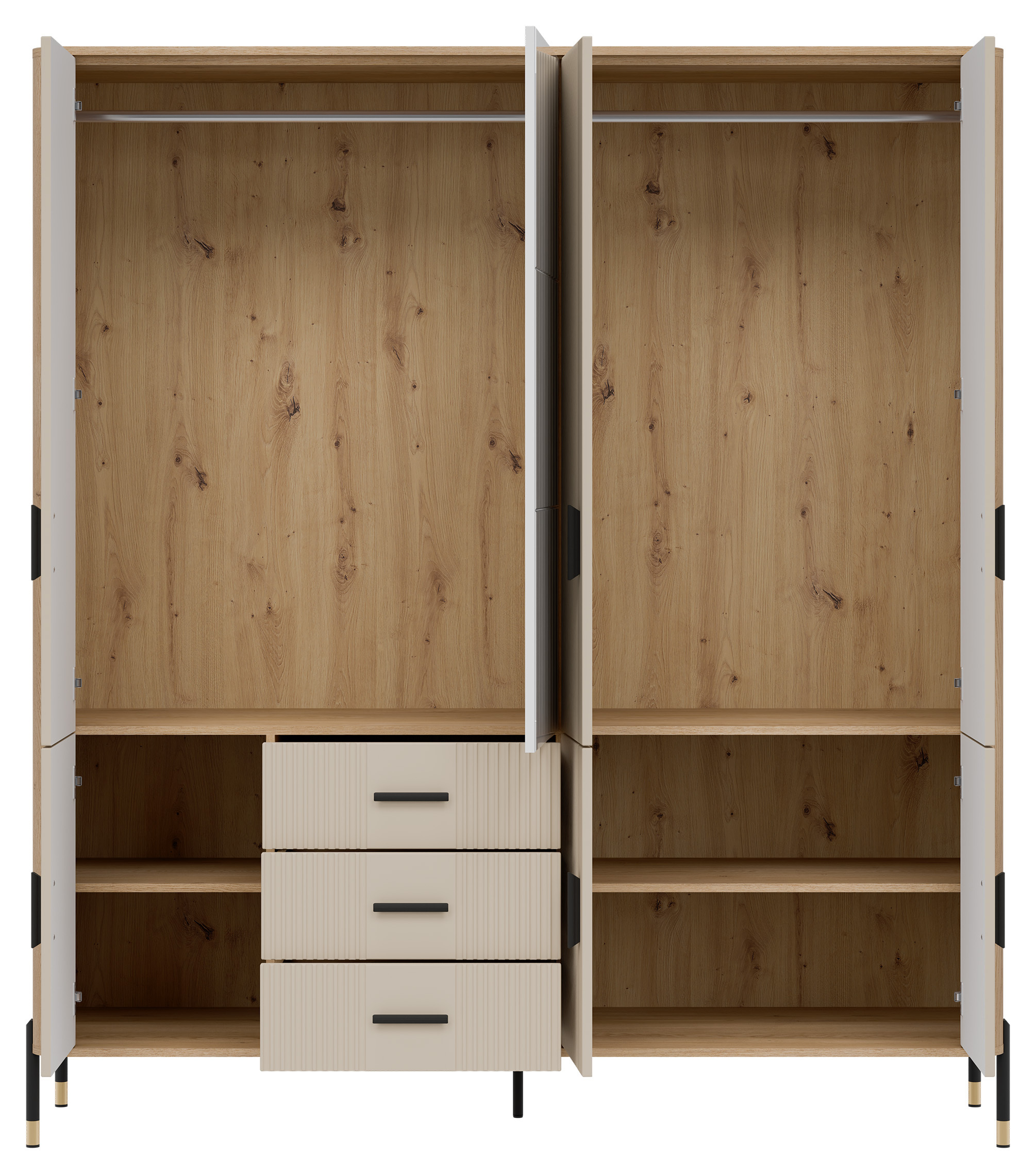 Kledingkast Flosora 135 (Kasjmier)