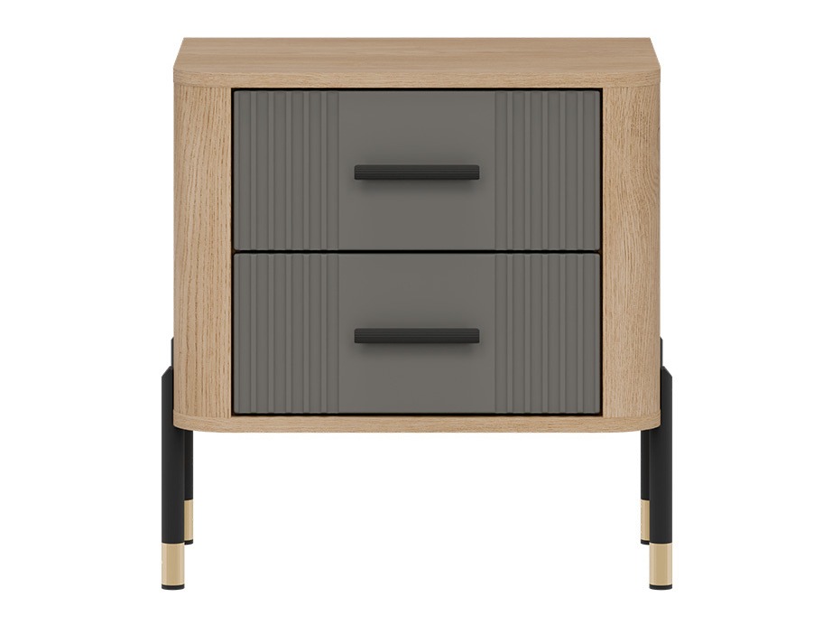 Nachtkastje Flosora 140 (Grijs)