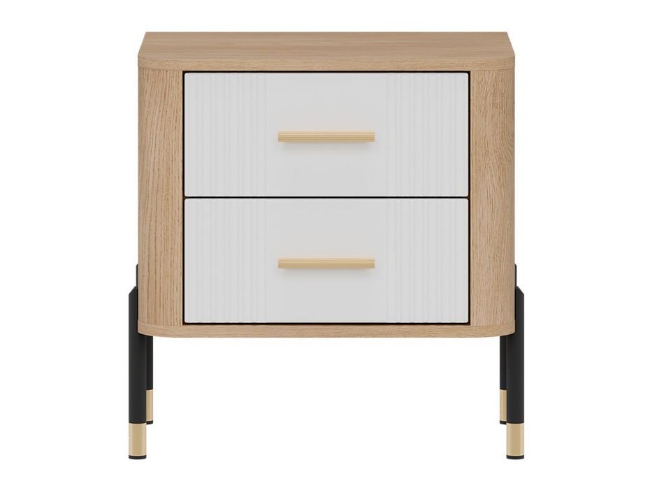 Nachtkastje Flosora 140 (Wit)