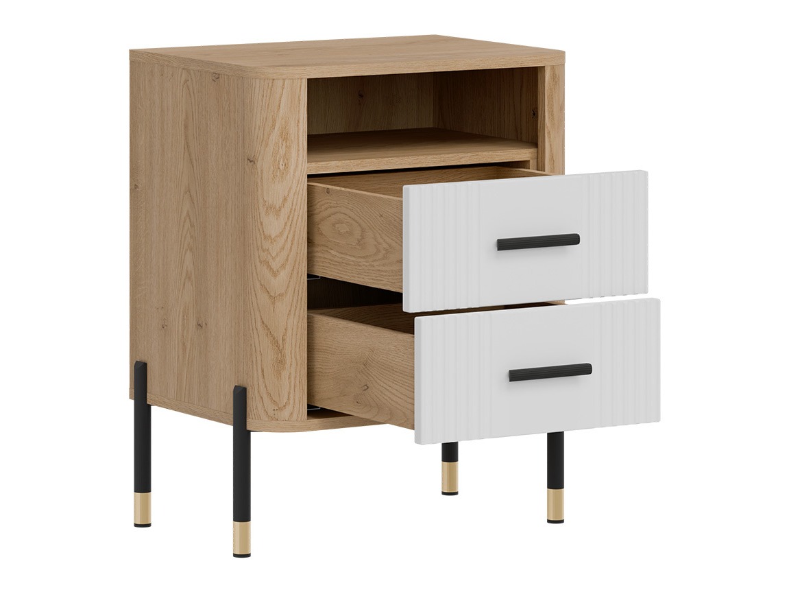 Nachtkastje Flosora 142 (Wit)