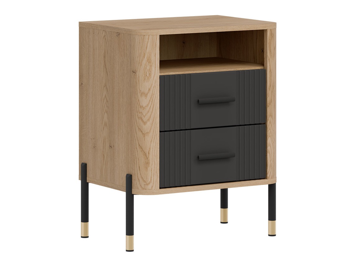 Nachtkastje Flosora 142 (Antraciet)