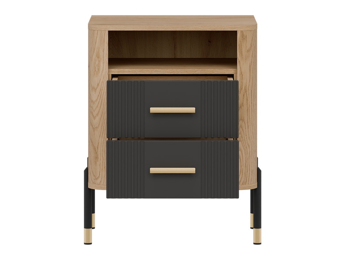 Nachtkastje Flosora 142 (Antraciet)