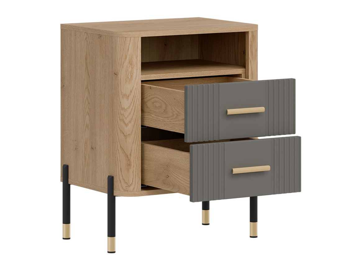 Nachtkastje Flosora 142 (Grijs)