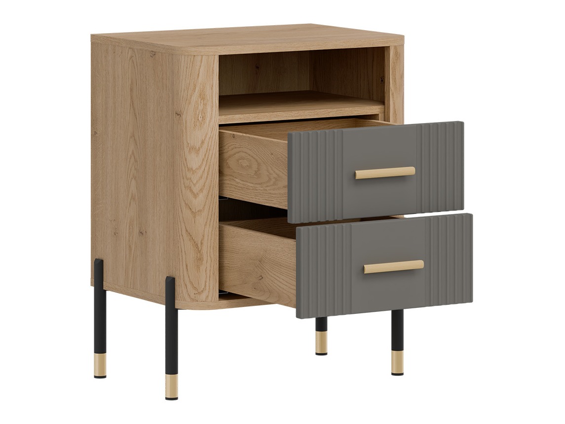 Nachtkastje Flosora 142 (Grijs)