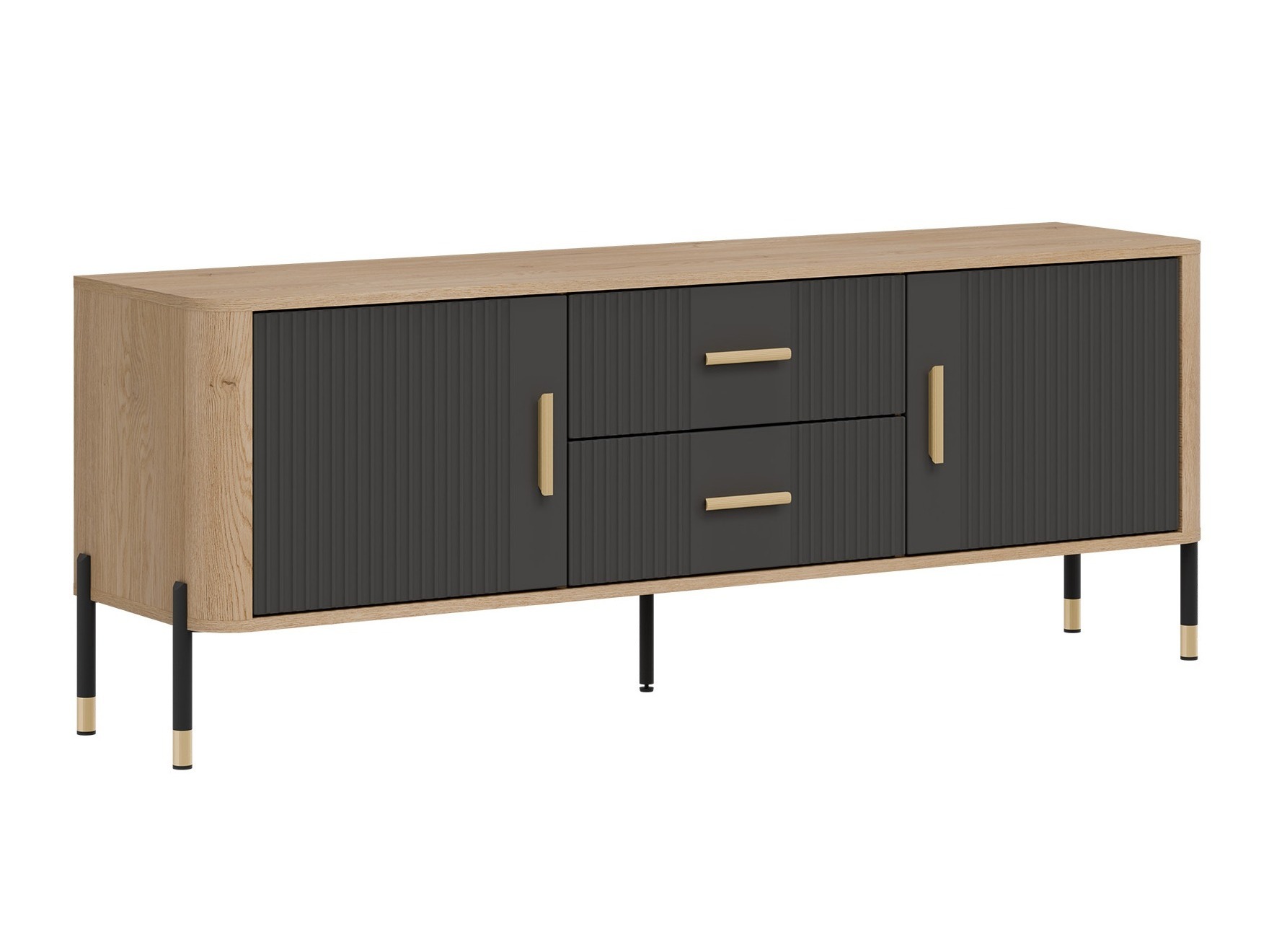 Woonkamerset Flosora 147 (Antraciet)