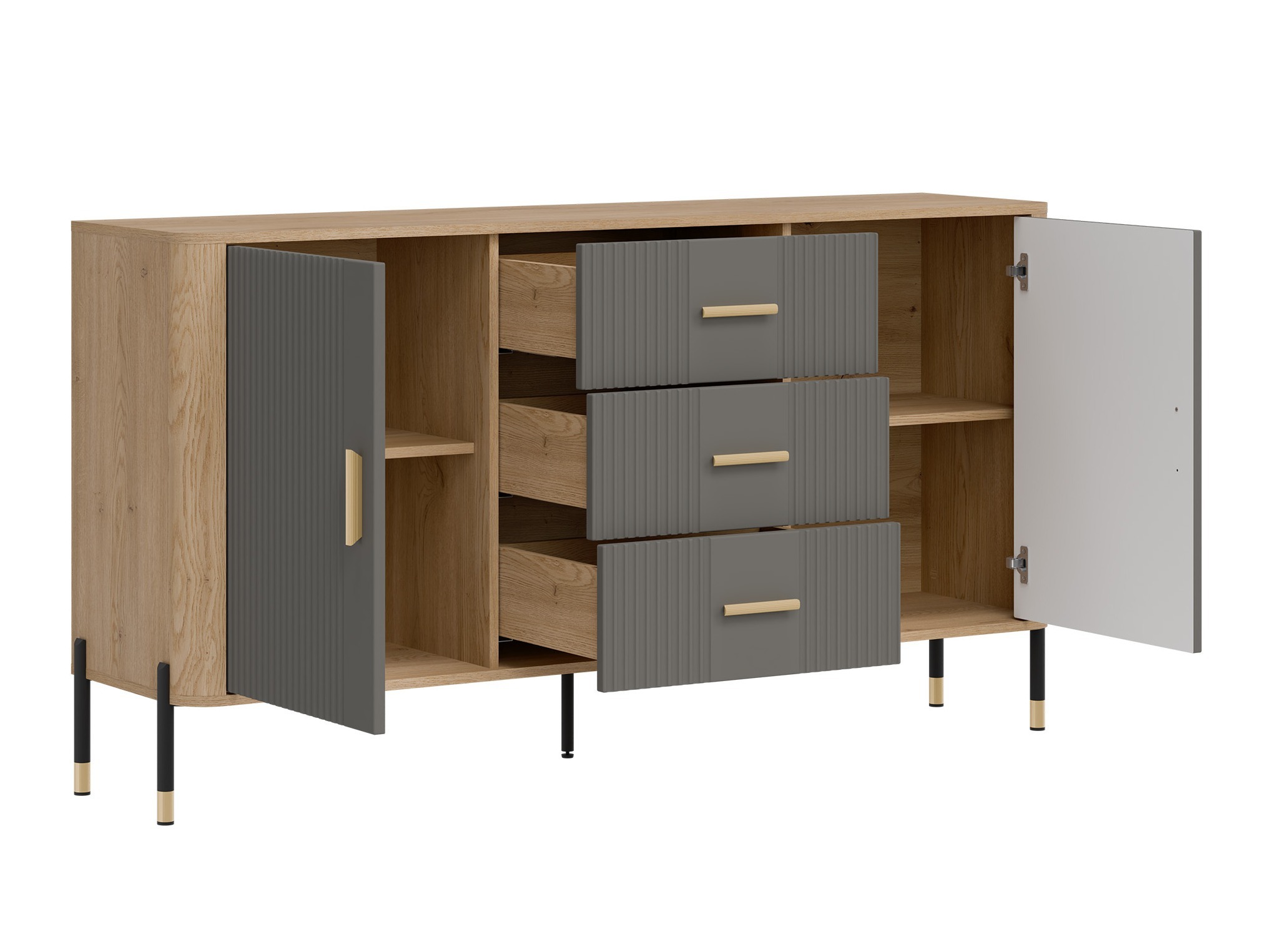 Woonkamerset Flosora 148 (Grijs)