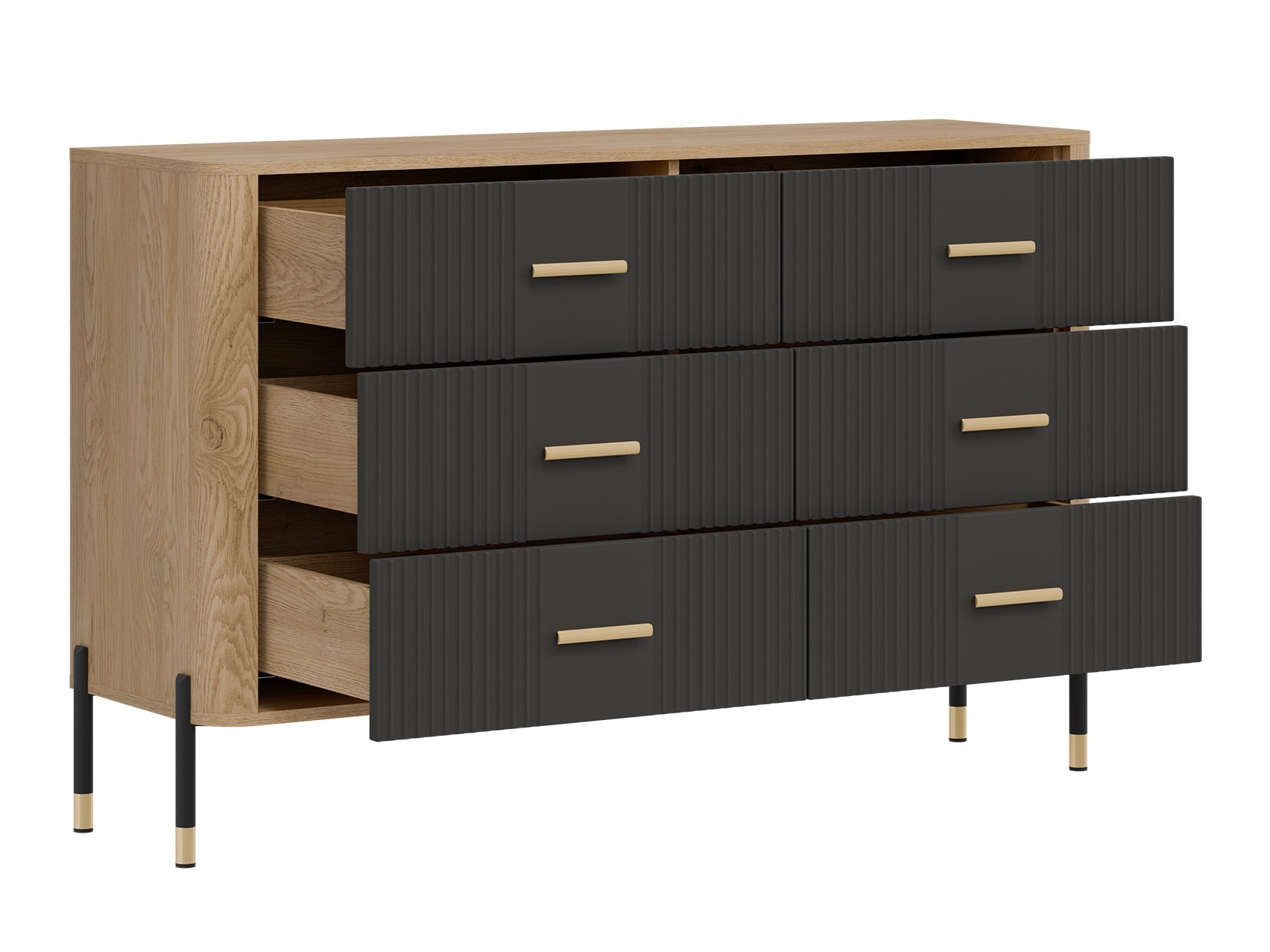 Woonkamerset Flosora 149 (Antraciet)