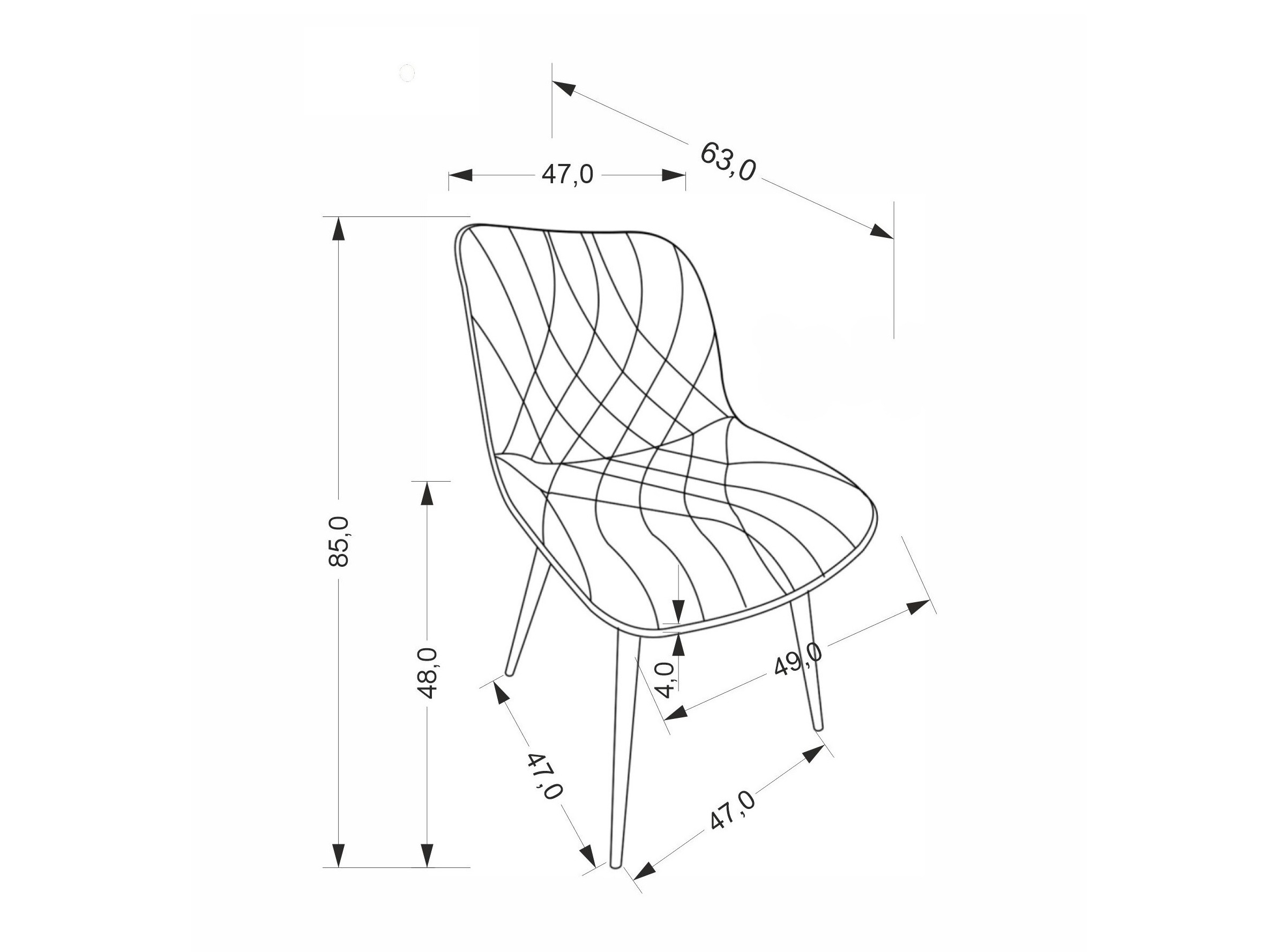 Stoel Houston 2033 (Grijs)