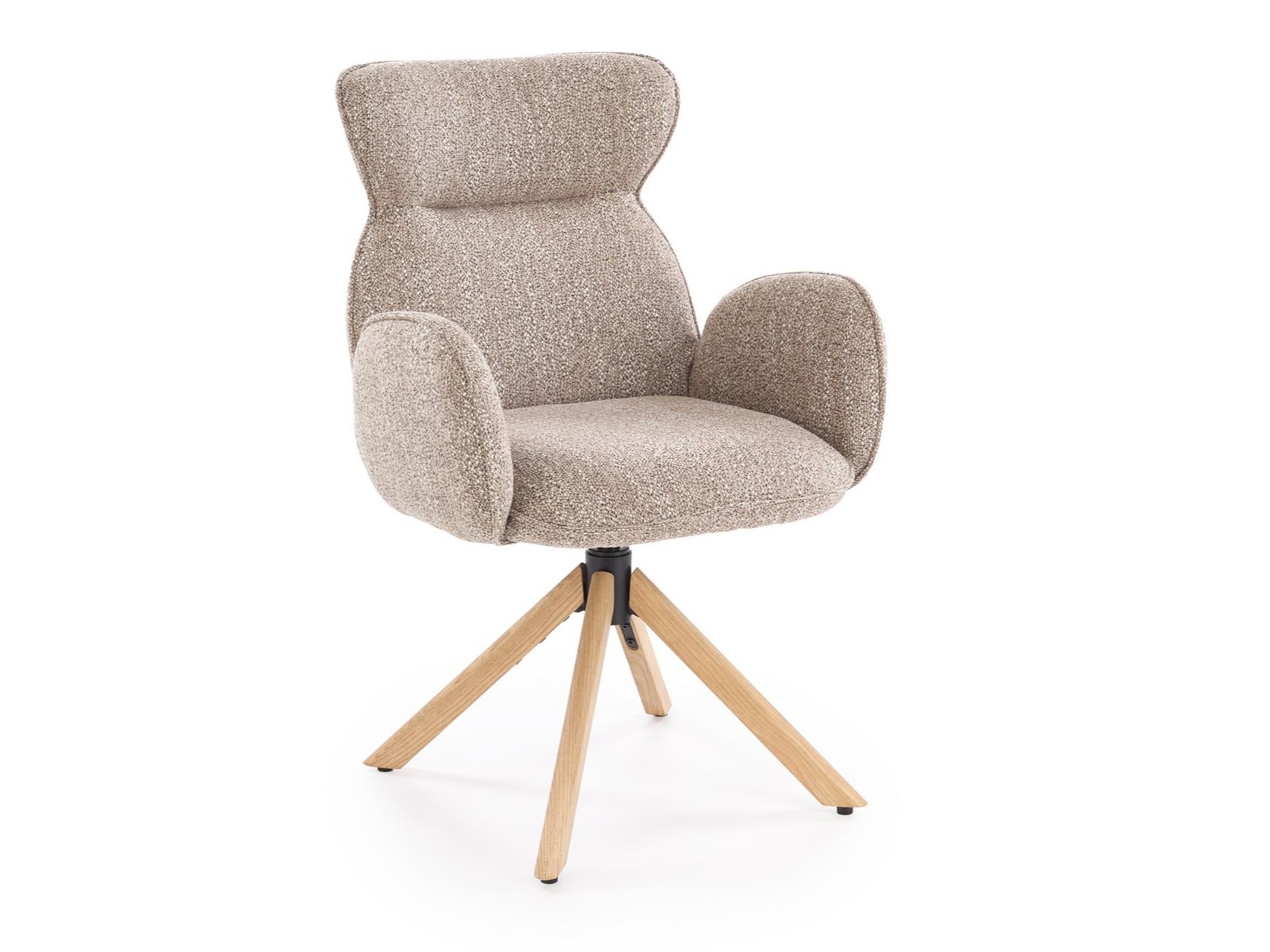 Stoel Houston 2041 (Beige + Licht hout)