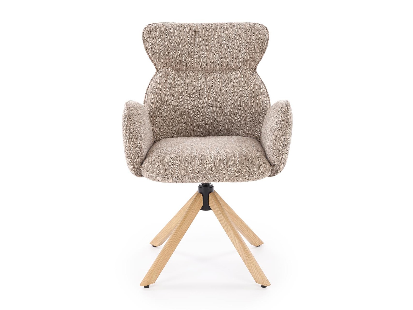 Stoel Houston 2041 (Beige + Licht hout)