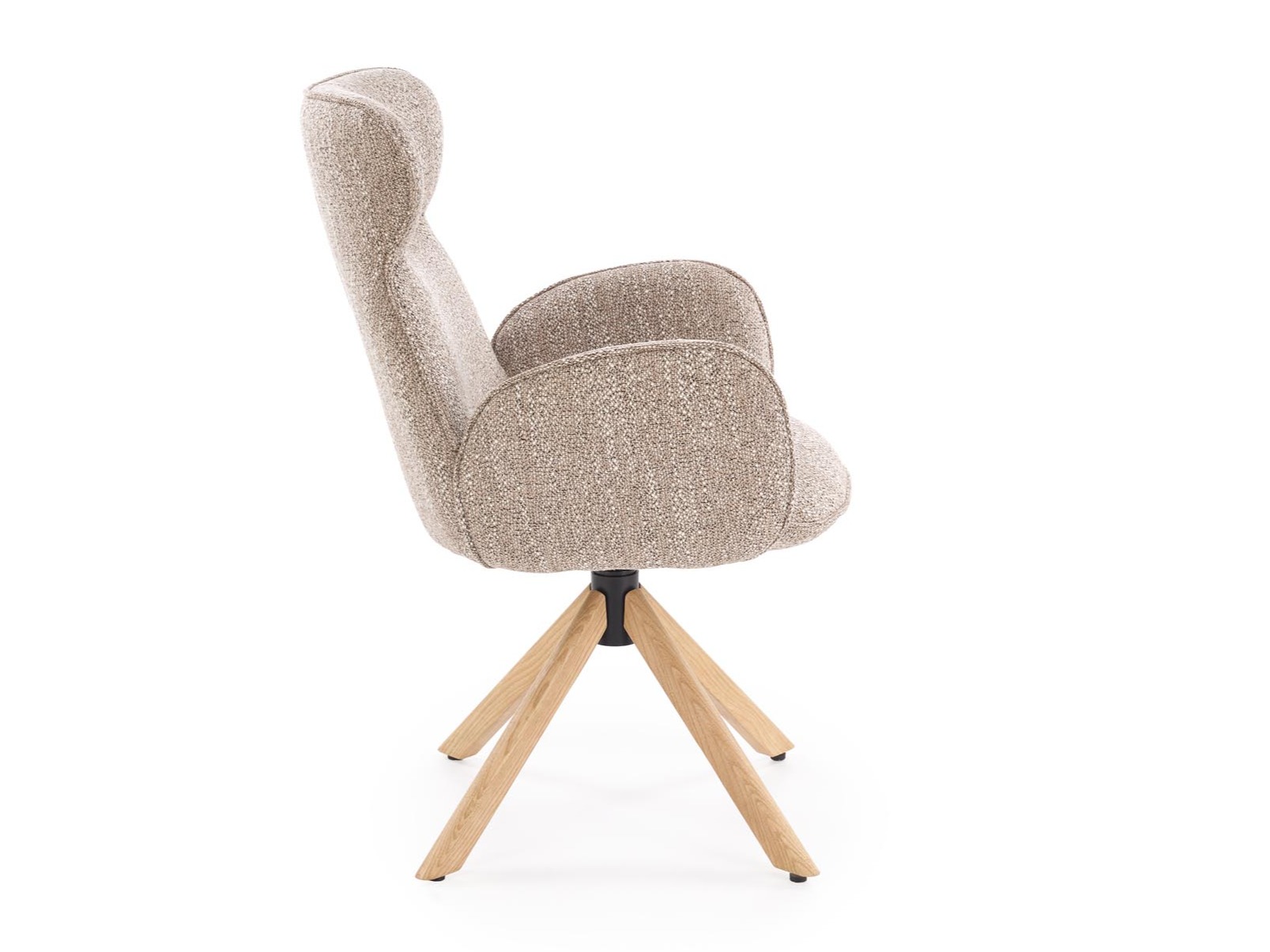 Stoel Houston 2041 (Beige + Licht hout)