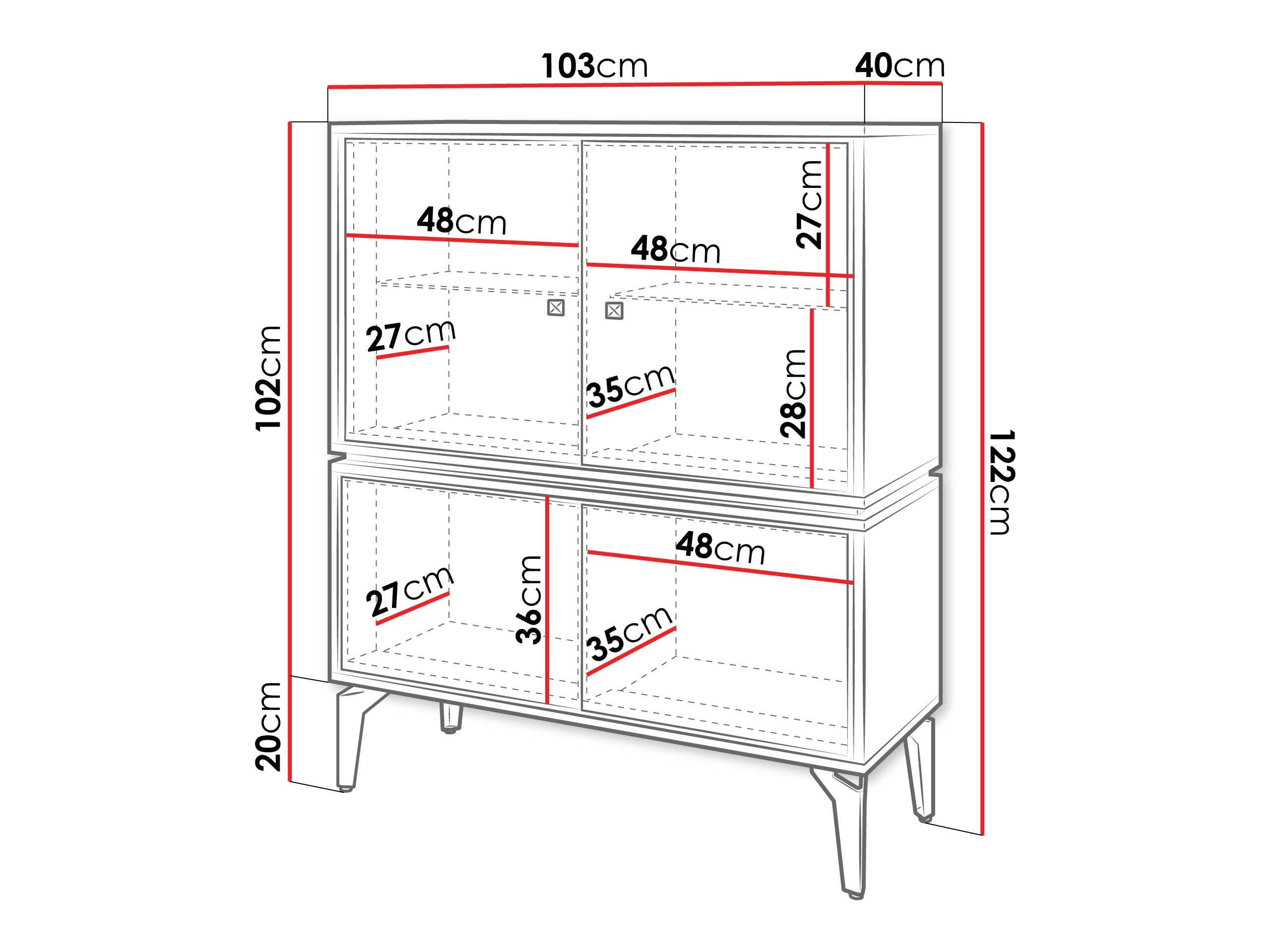 Dressoir Cornovu 102