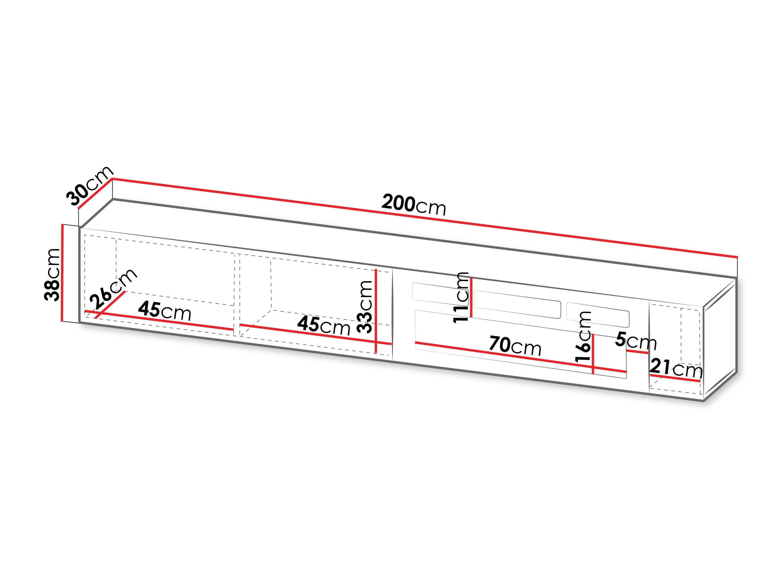 TV-meubel Species I (Kasjmier)