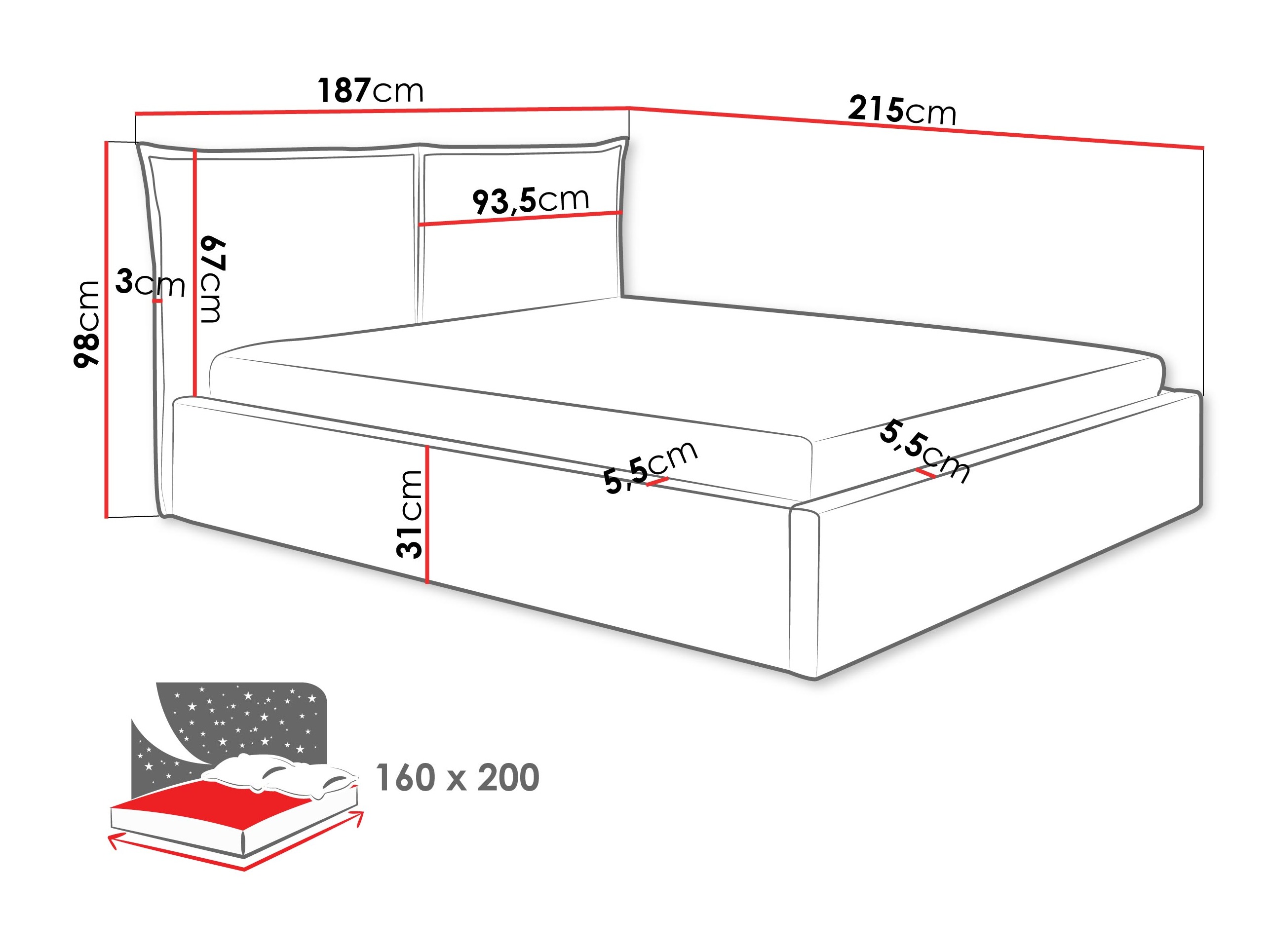 Bed Malden 100 (Kronos 19)