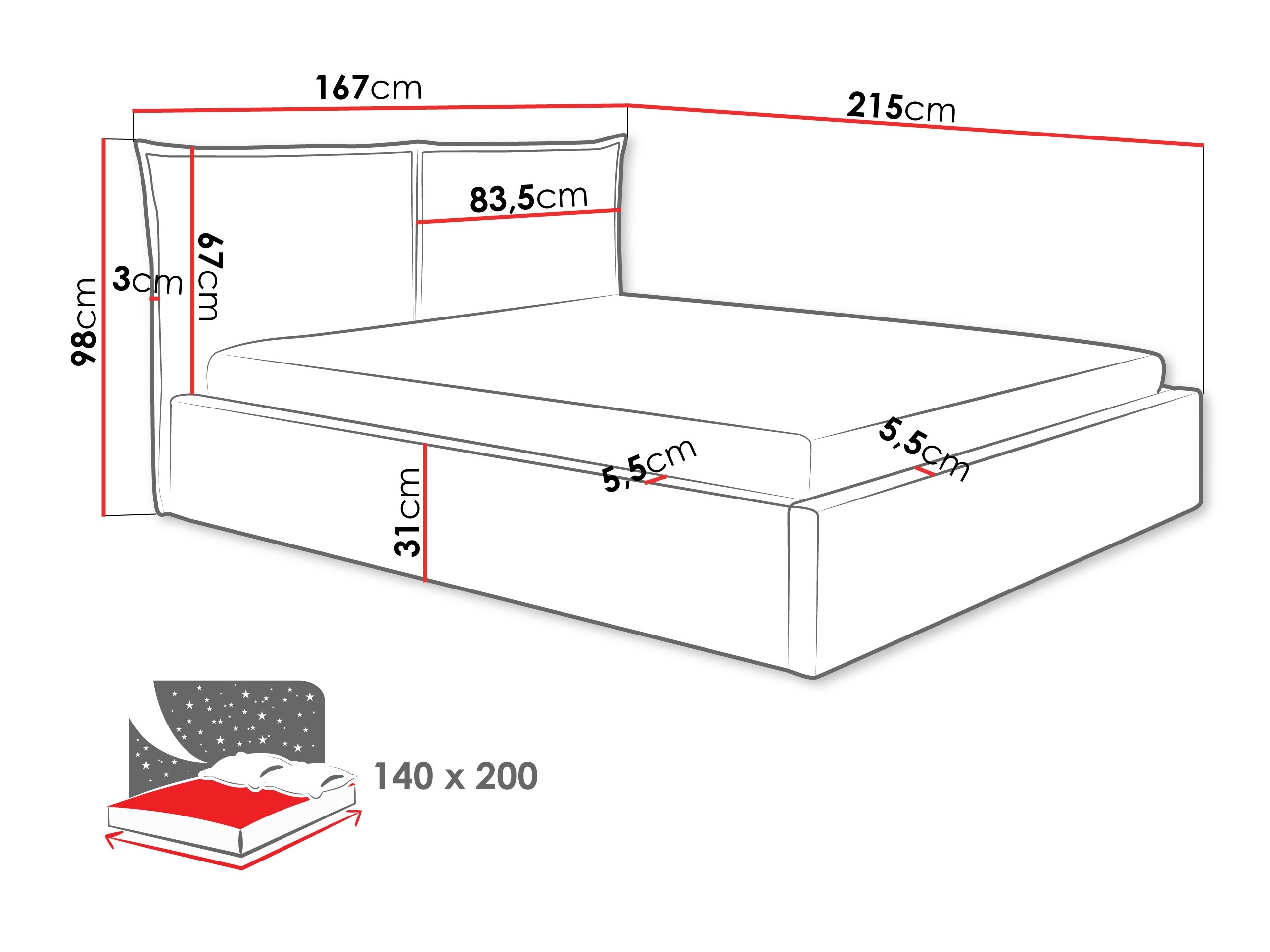 Bed Malden 100 (Kronos 29)