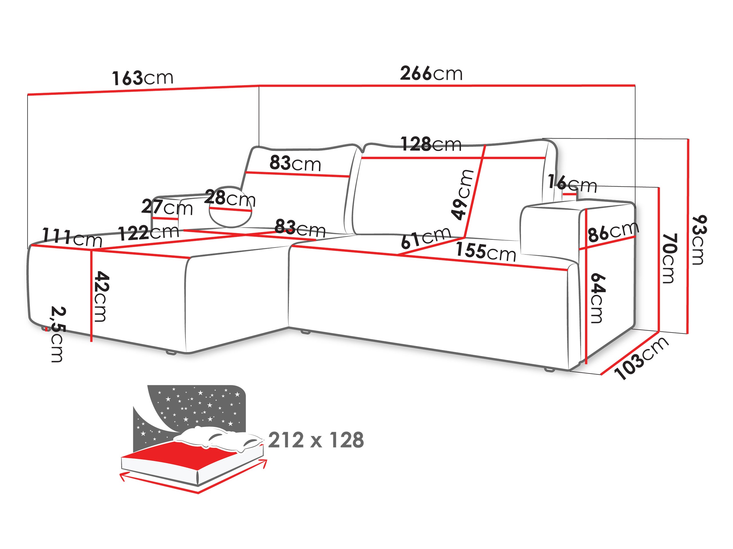 Hoekbank Comfivo 456 (Wave 05)