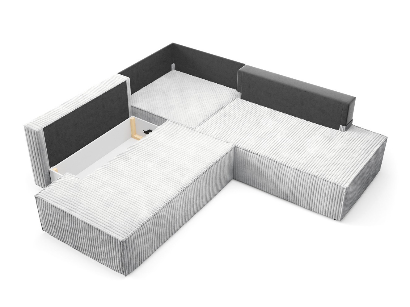 Hoekbank Kingston 188 (Tilia 86)