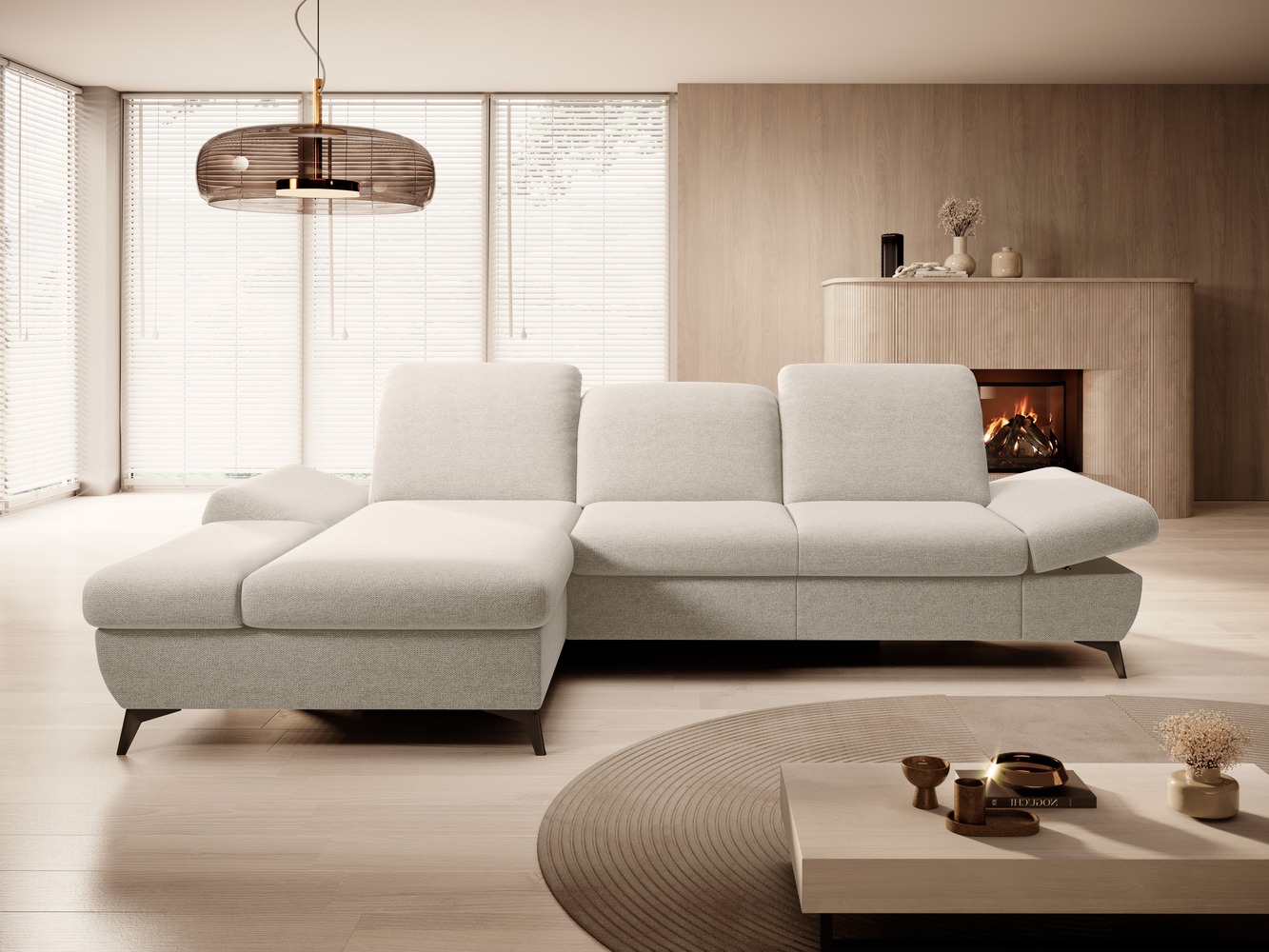 Hoekbank Kingston 190 (Loft 01)