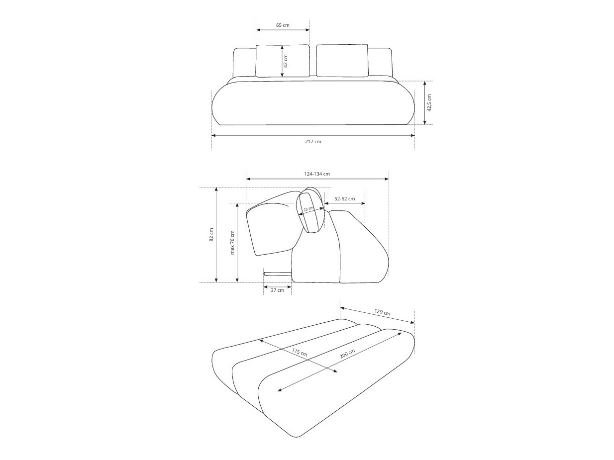 Slaapbank Kingston 193 (Dot 22)