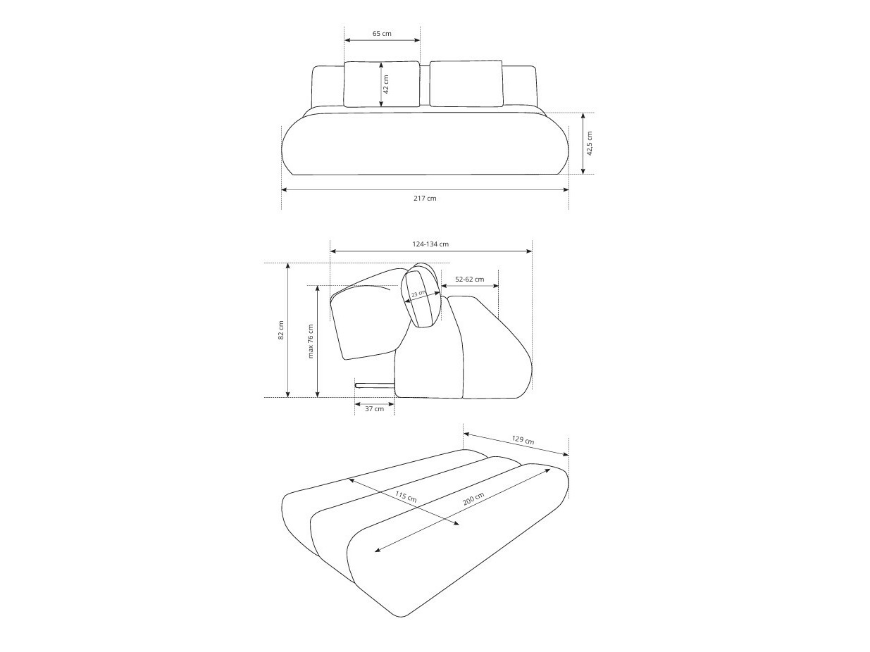 Slaapbank Kingston 193 (Wind 52)