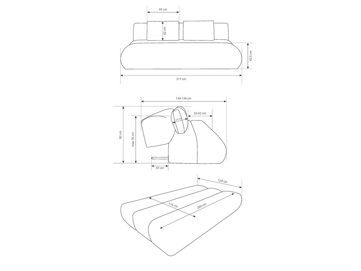 Slaapbank Kingston 193 (Wind 77)