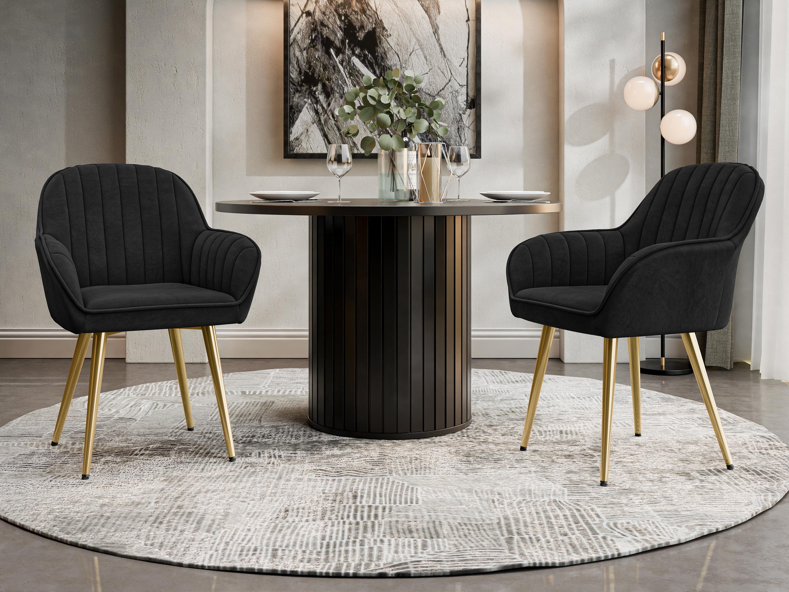 Stoel Comfivo 457 (Zwart)