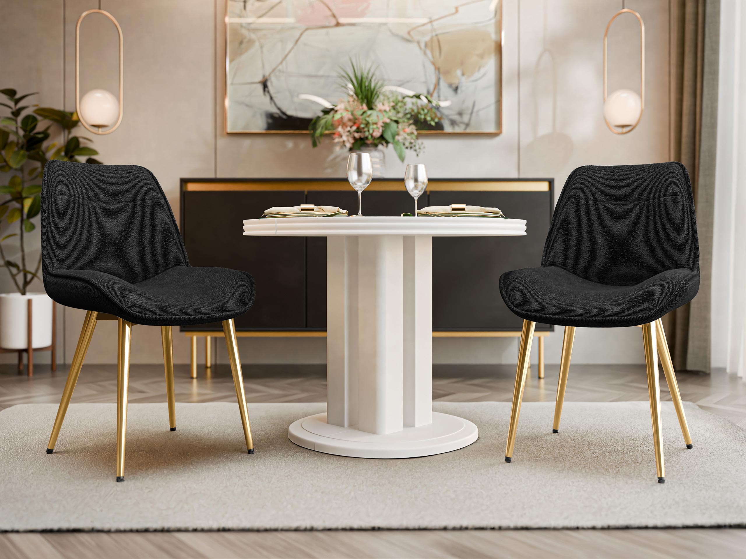 Stoel Comfivo 458 (Zwart)