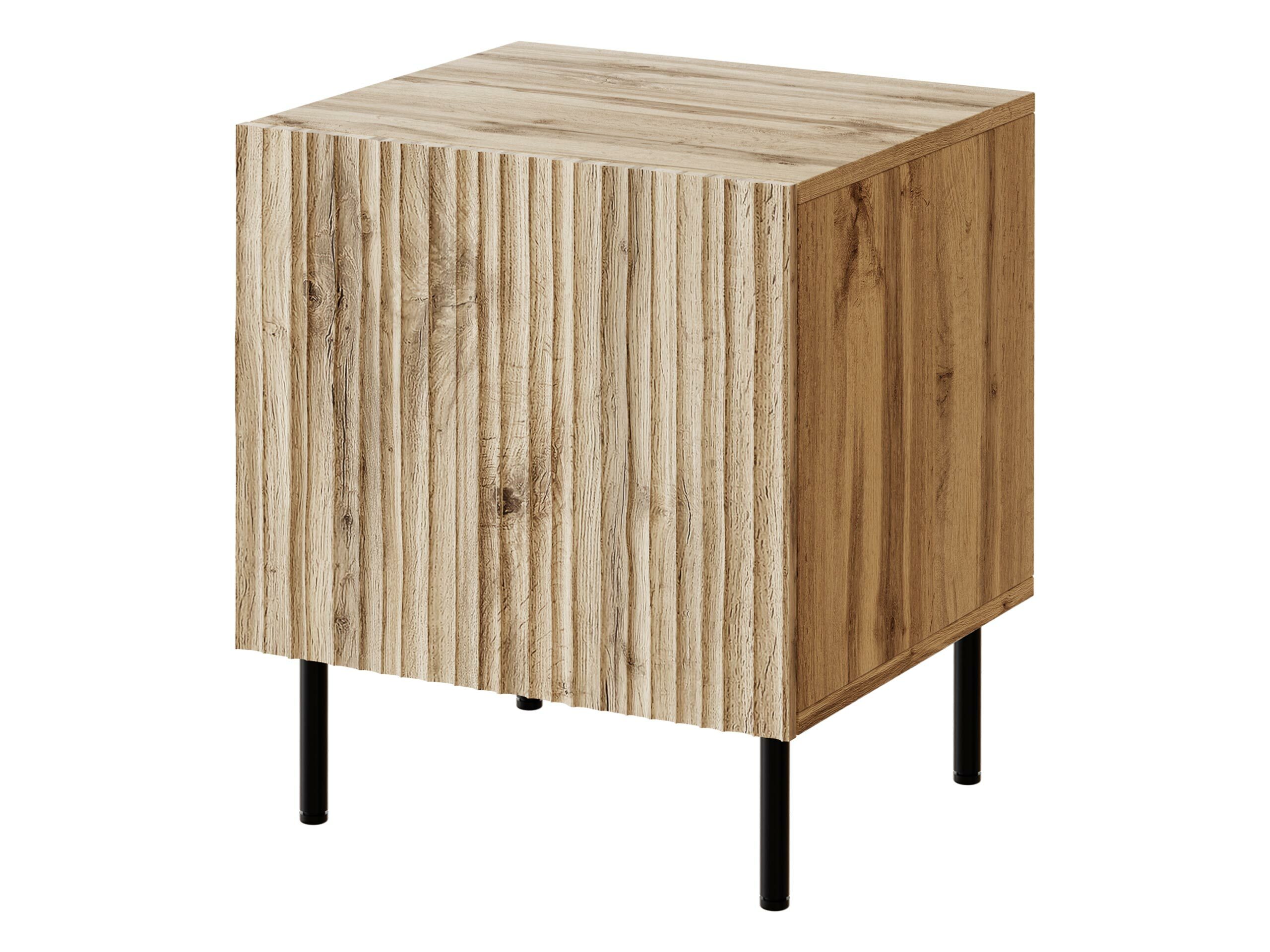 Een set nachtkastjes Lorelbo 102 (Wotan eik + Zwart)