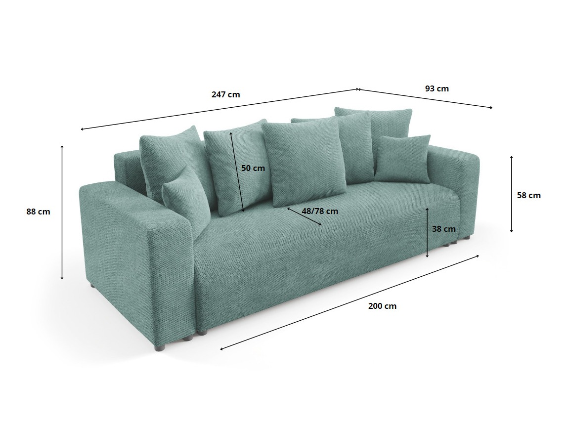 Slaapbank Franklin 138 (Onega 01)