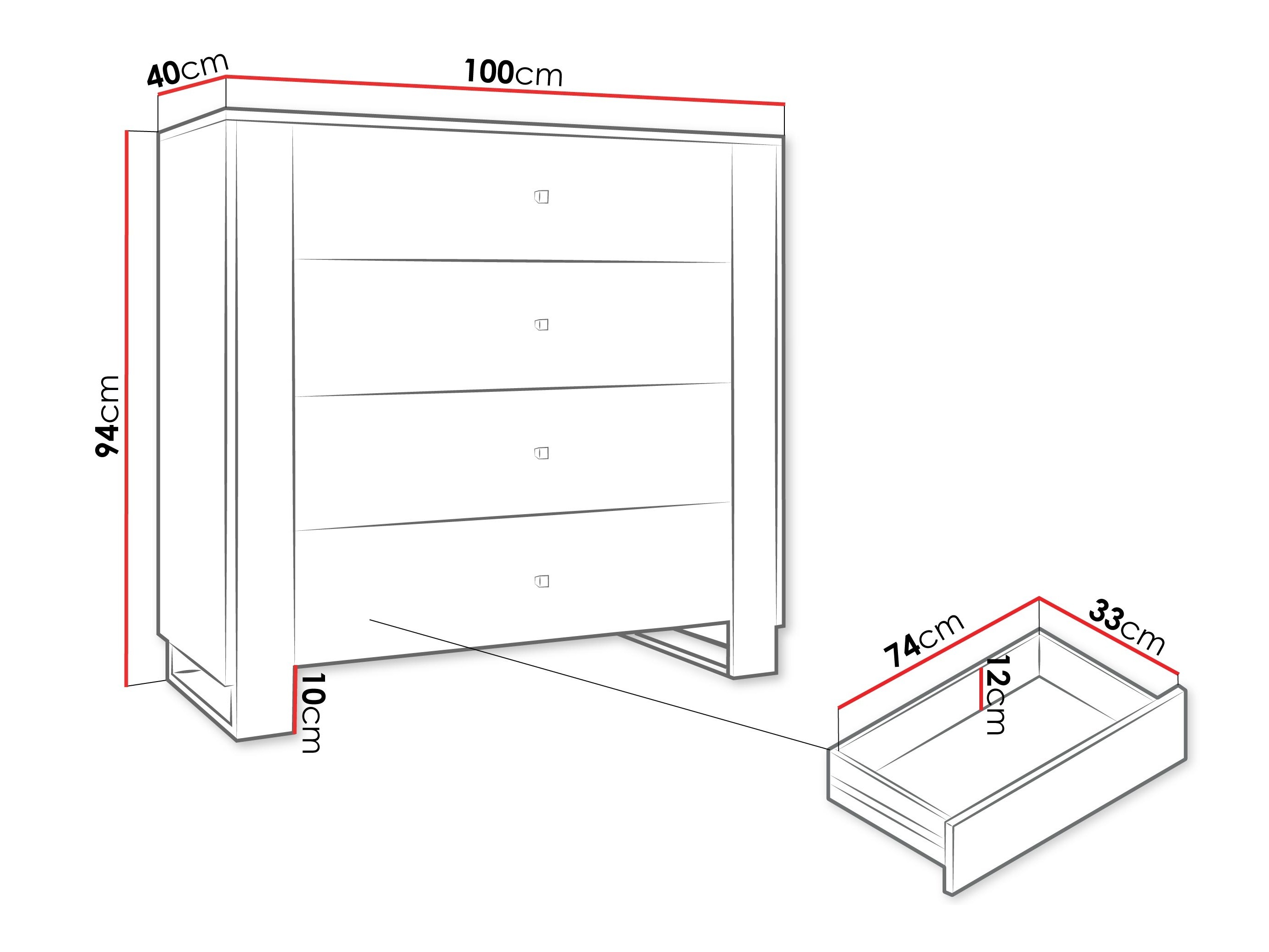Ladekast Comfivo Vestora 101
