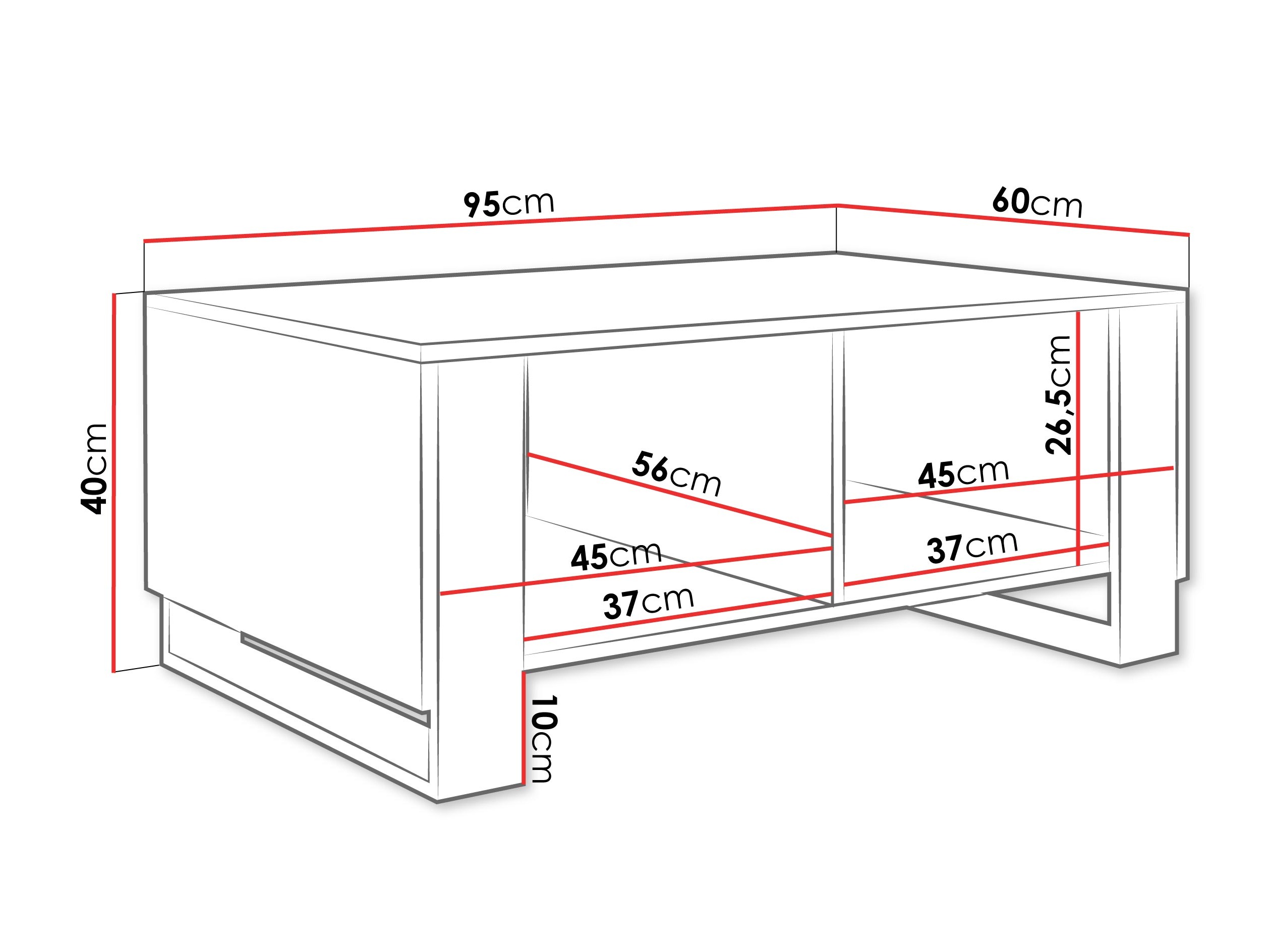 Salontafel Comfivo Vestora 102
