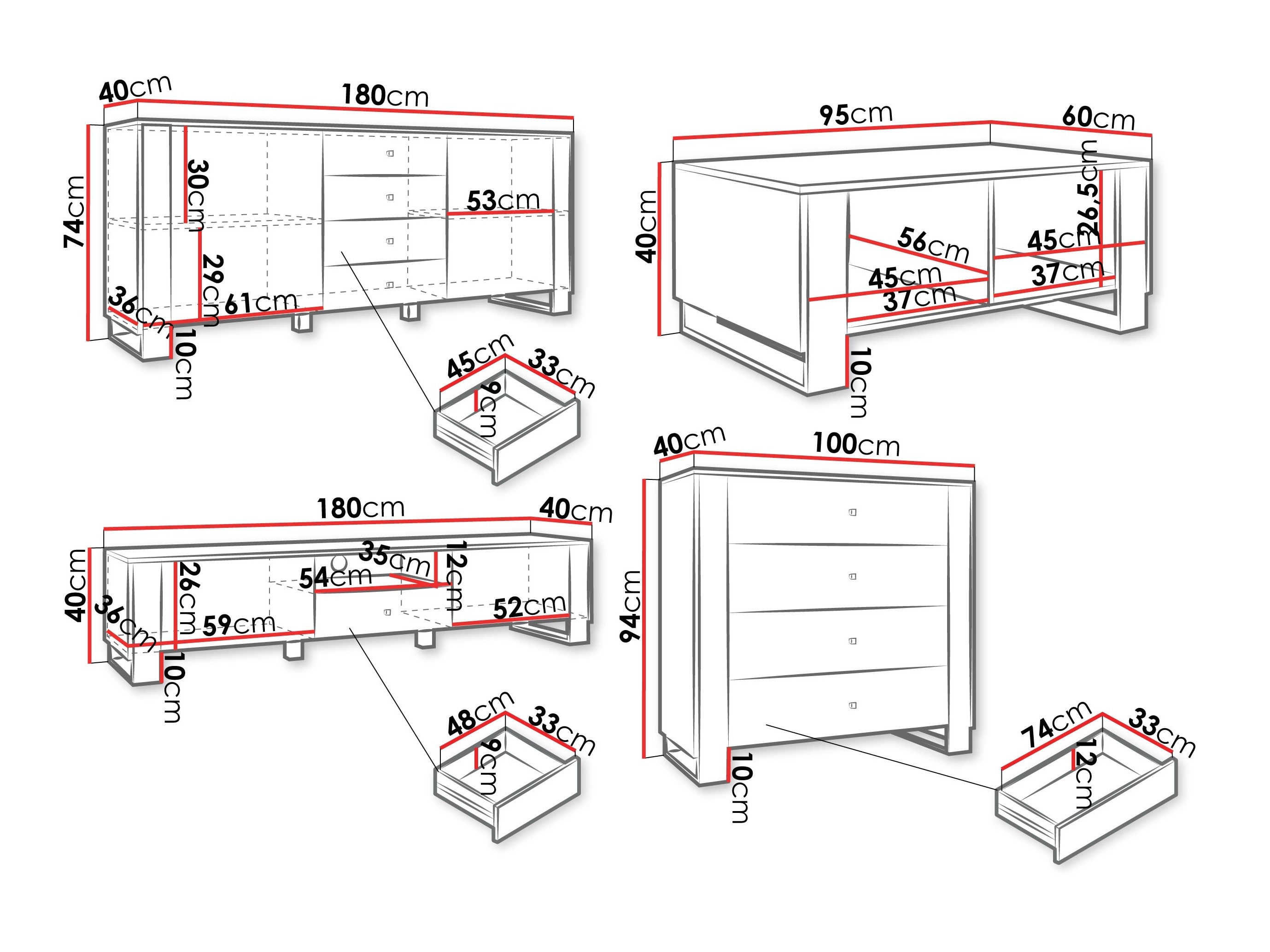 Woonkamerset Comfivo Vestora 104