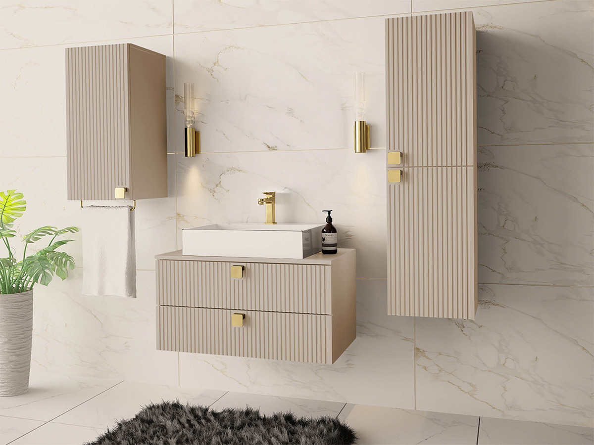 Badkamerset Orlvera 105 (Lichtbruin)