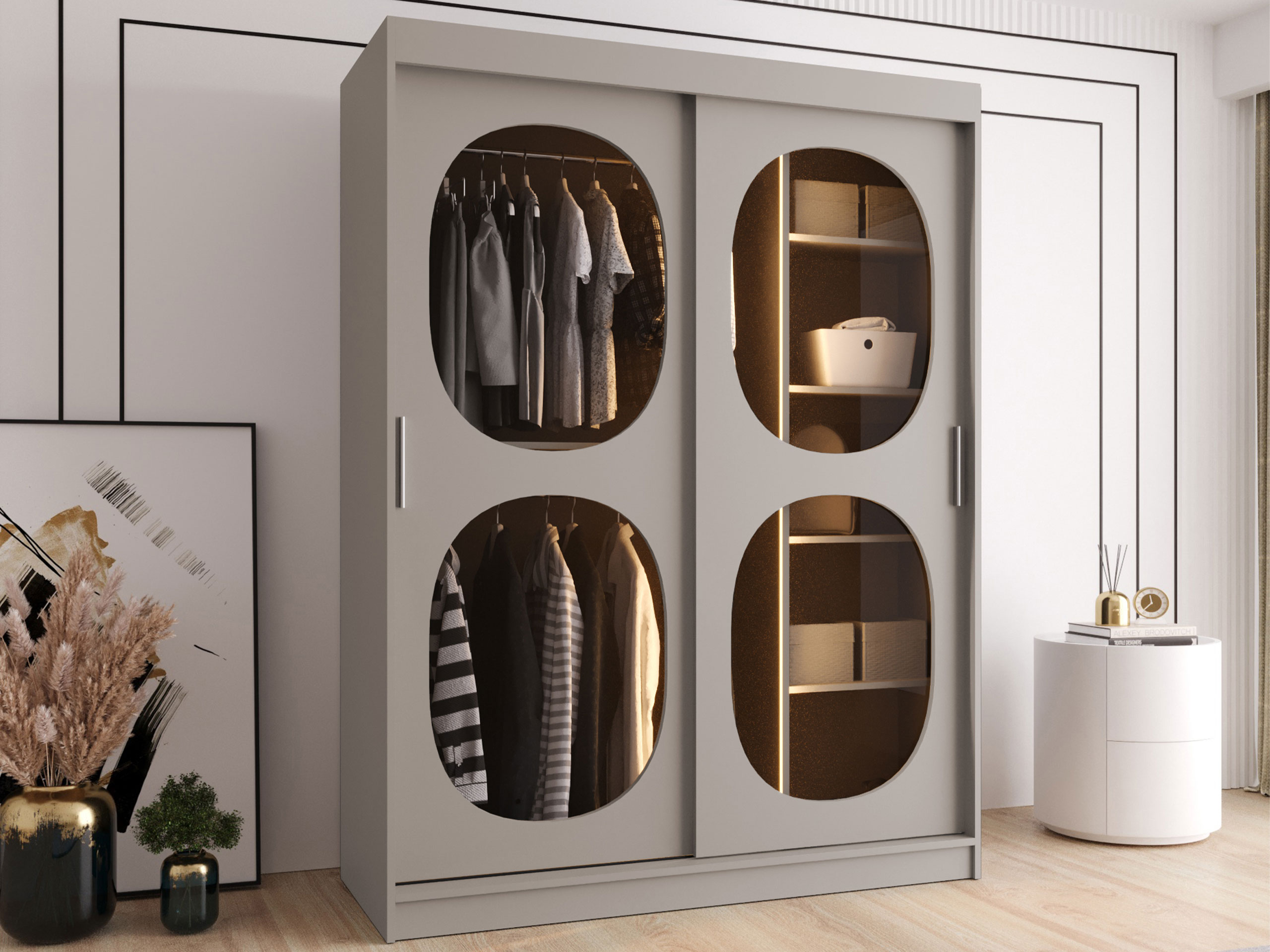 Kledingkast Hartford 527 (Kasjmier)