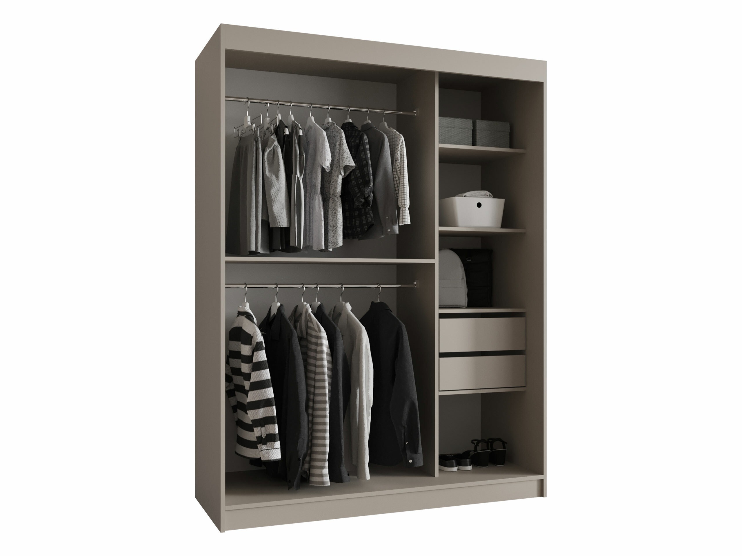 Kledingkast Hartford 527 (Kasjmier)