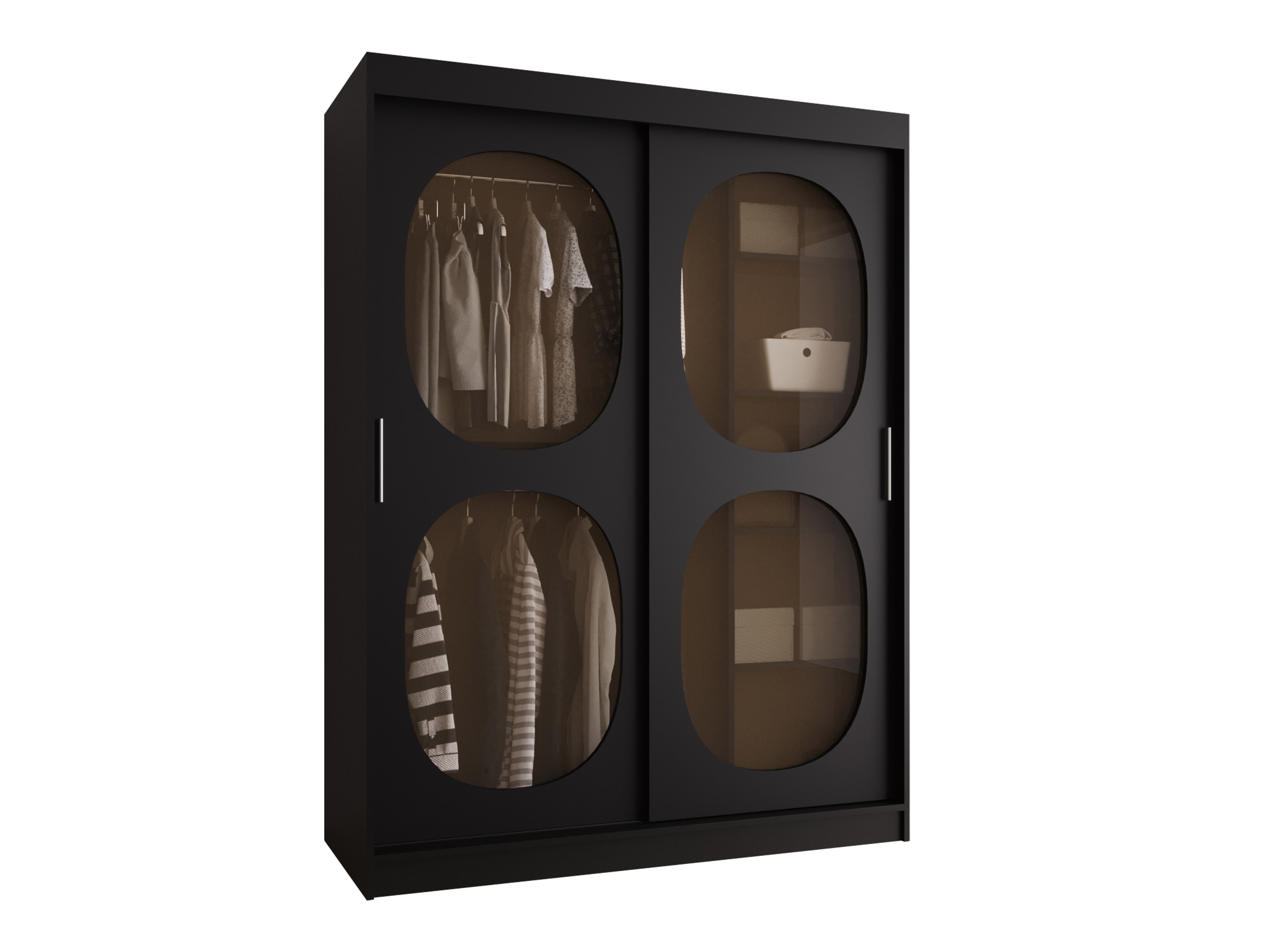 Kledingkast Hartford 527 (Zwart)